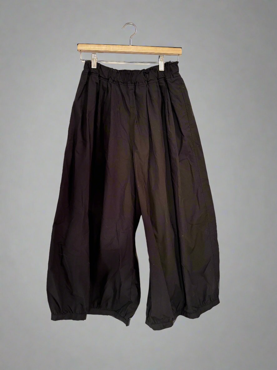 Black cotton pants