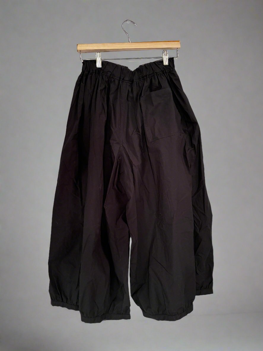 Black cotton pants