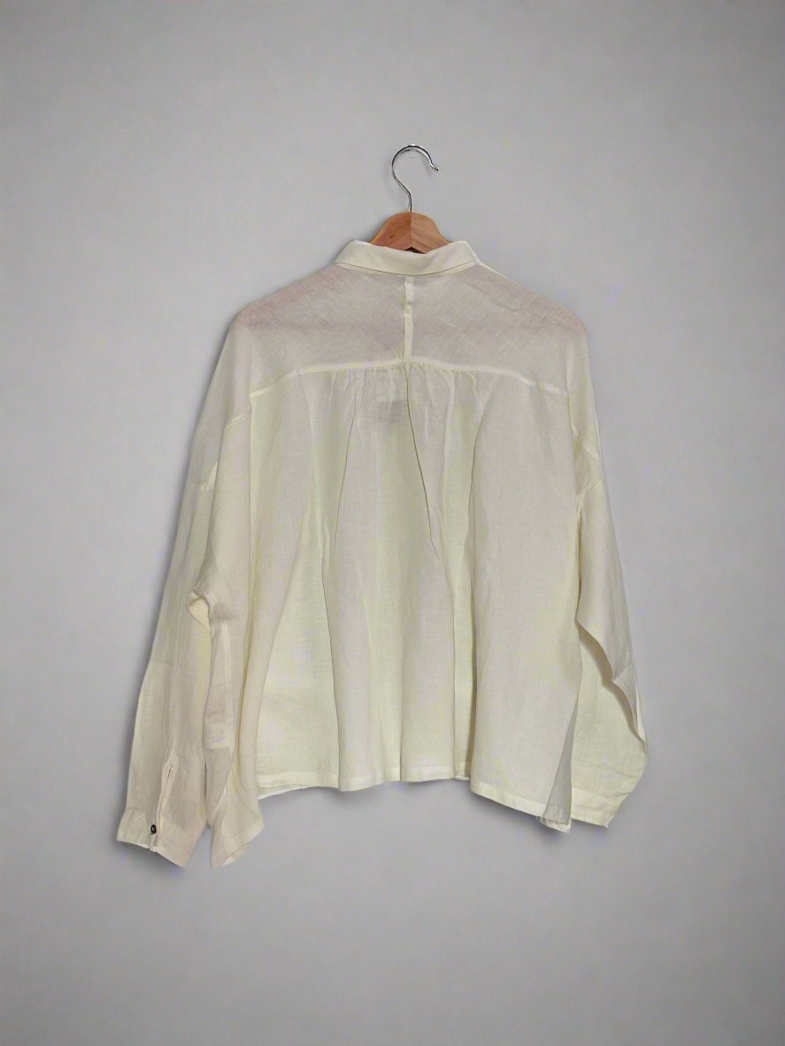 Ichi antiquites White linen shirt