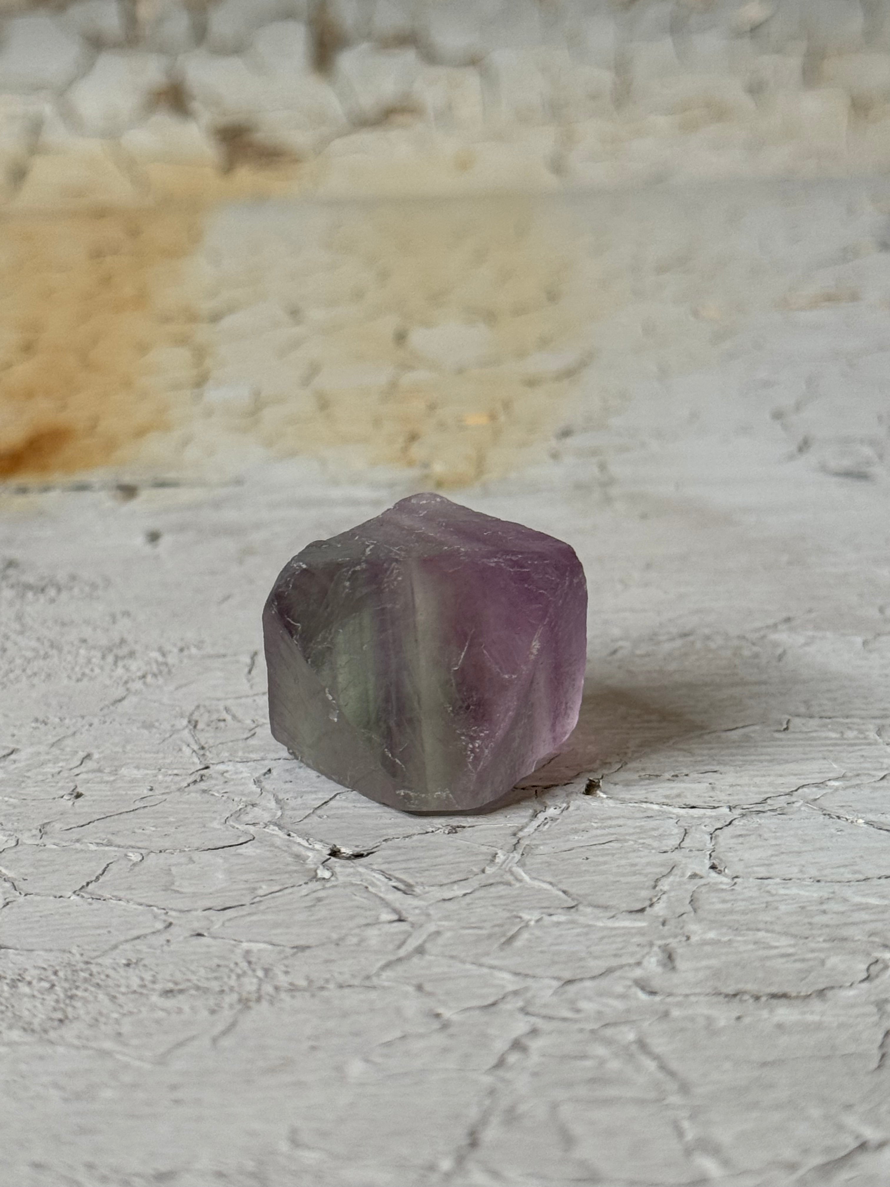 Fluorite Octahedron 2 sizes: medium or large