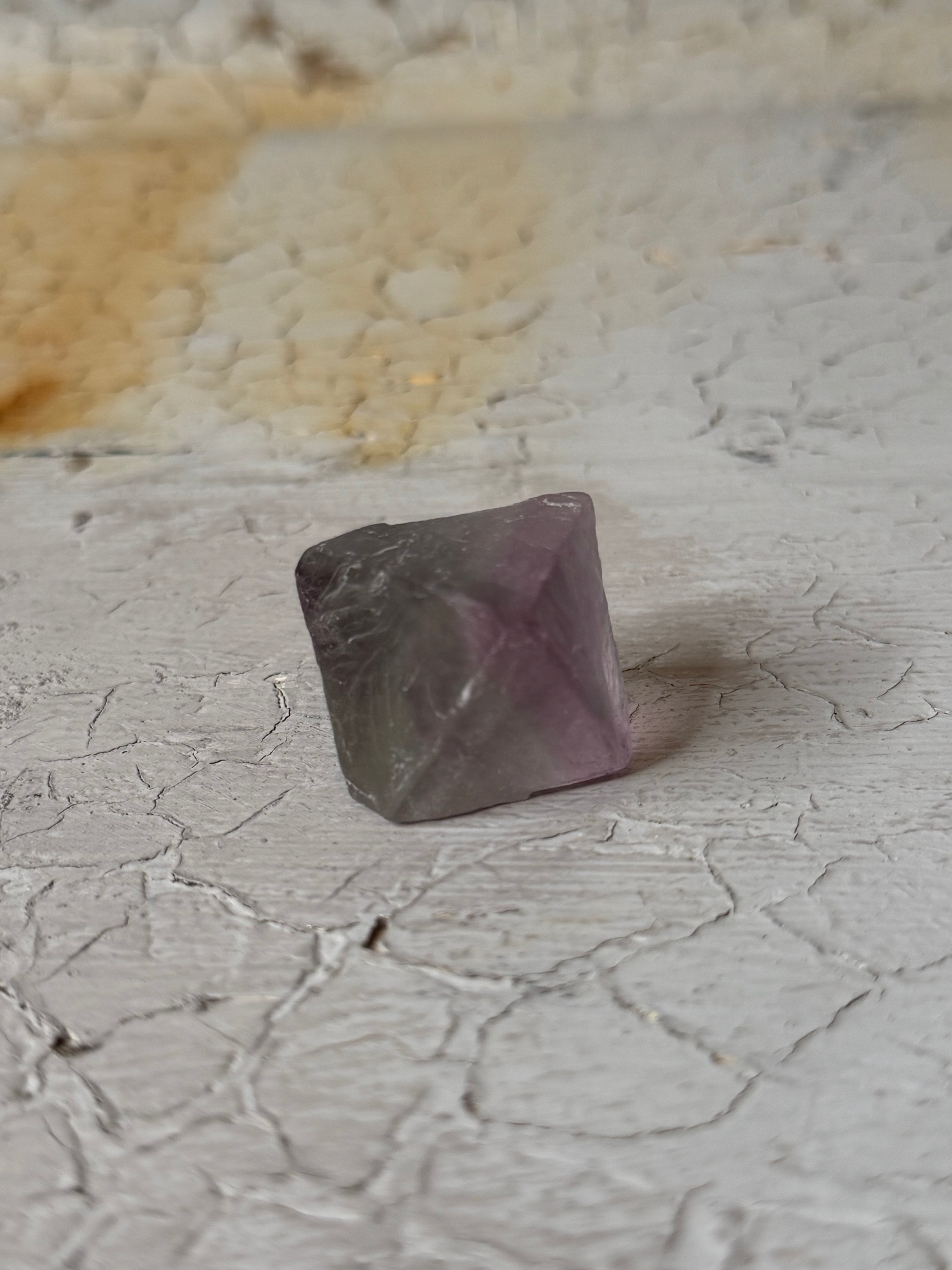 Fluorite Octahedron 2 sizes: medium or large