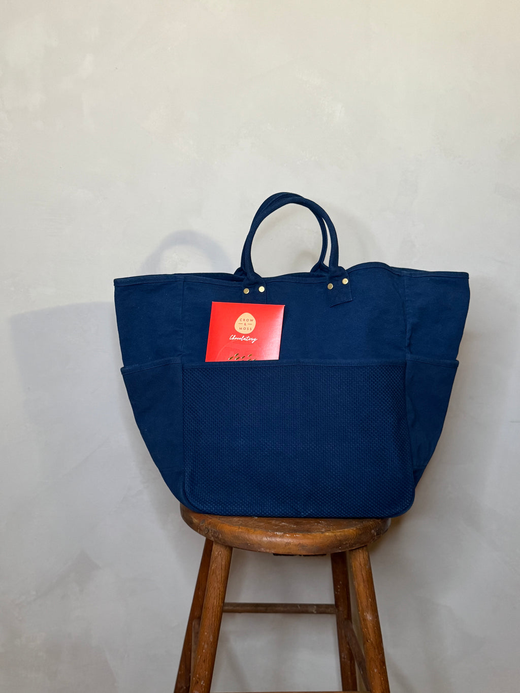 Indigo tote large