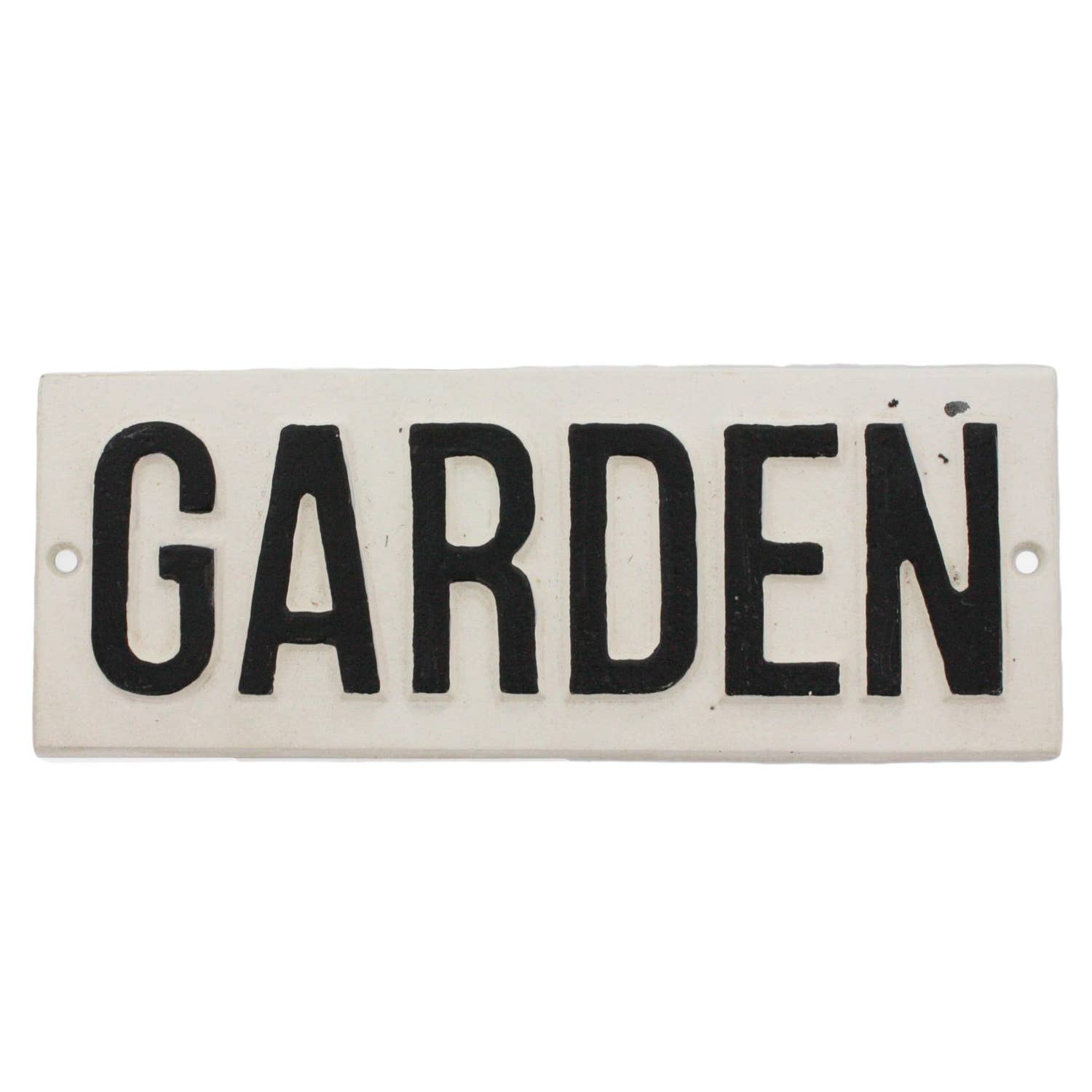 Garden - cast iron sign
