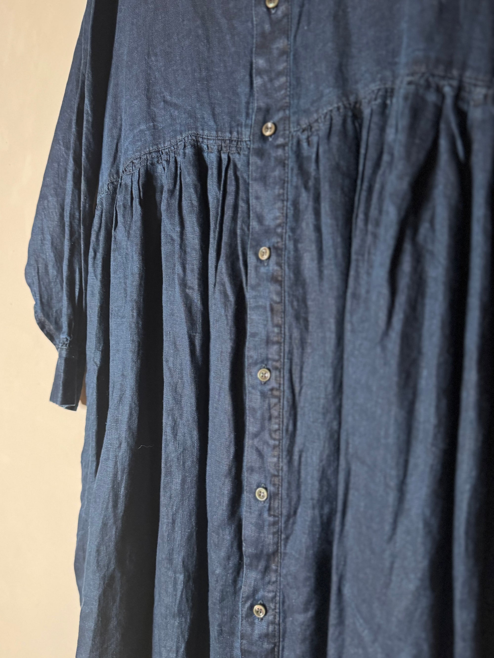 Ichi antiquites indigo dress