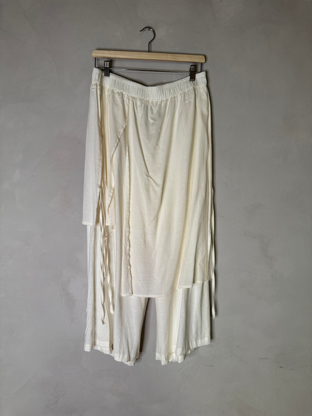 linen multi layer pants
