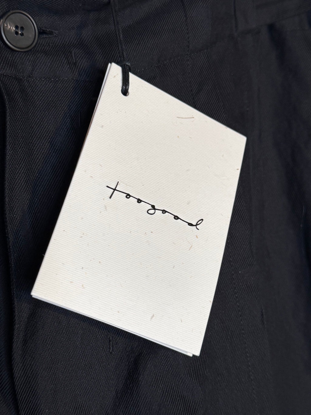 Toogood the tailor trouser crumpled flint