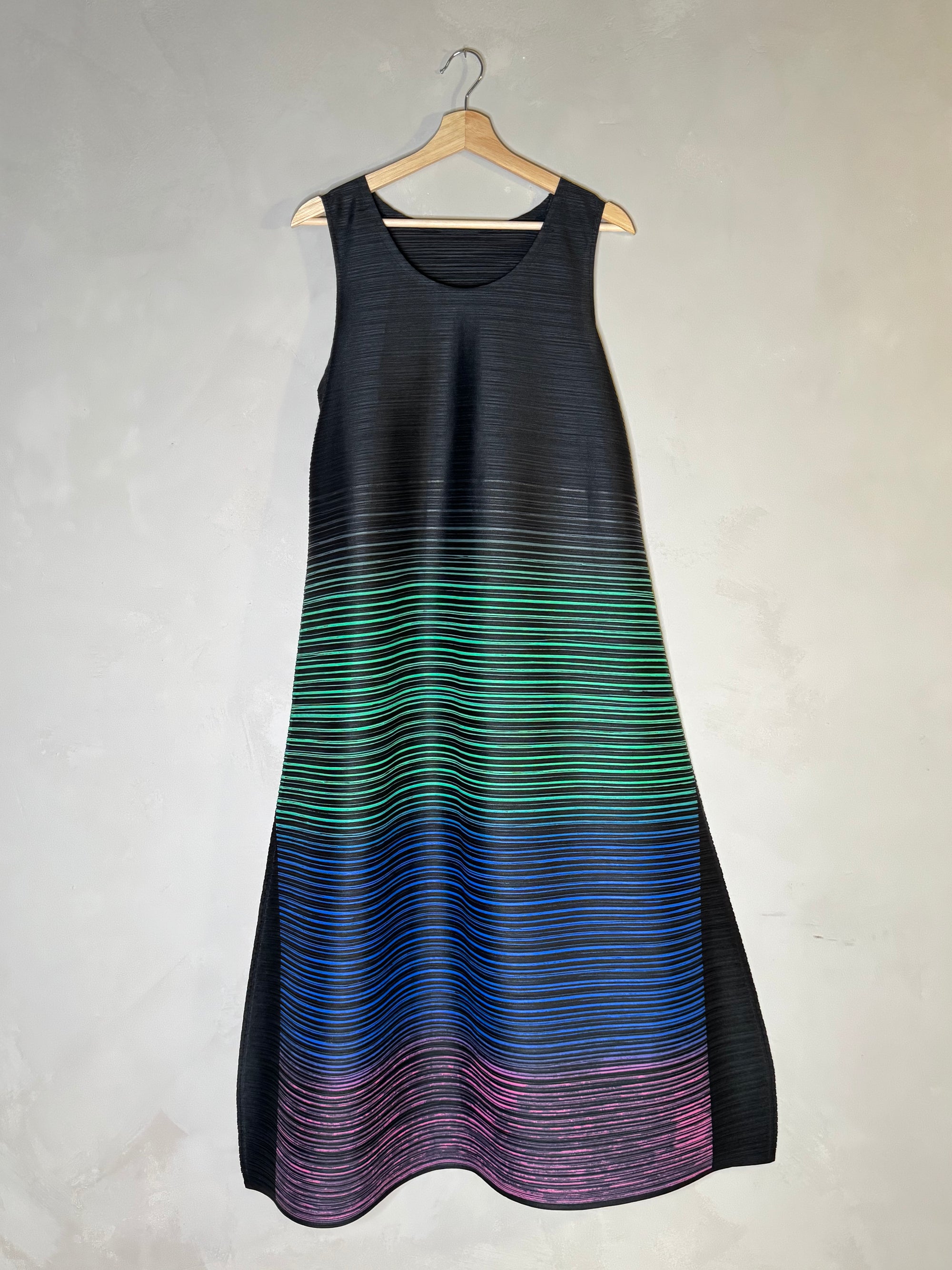 Issey miyake pleats please sleeveless dress