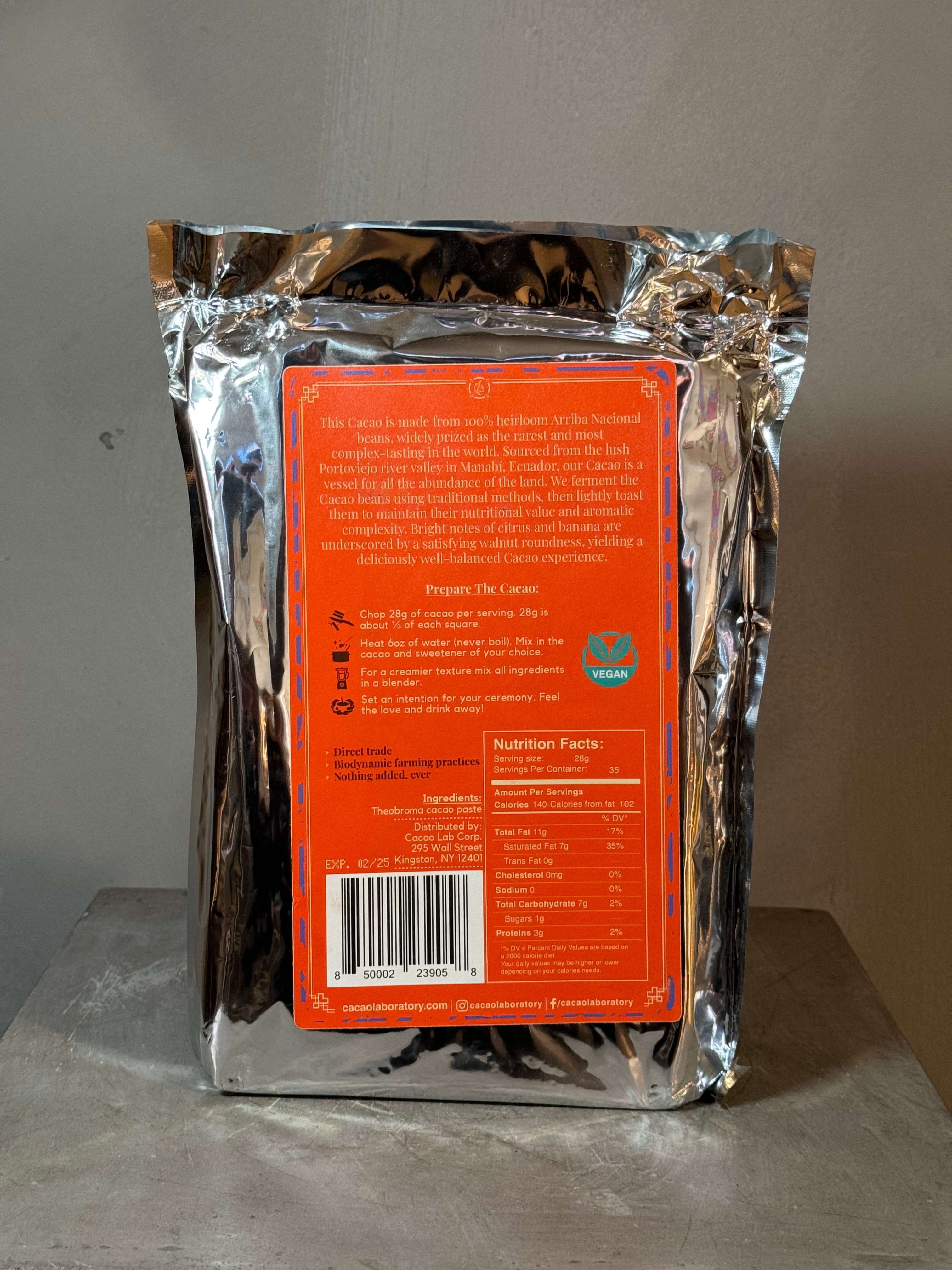 Ceremonial Cacao - 100% Arriba Nacional Cacao