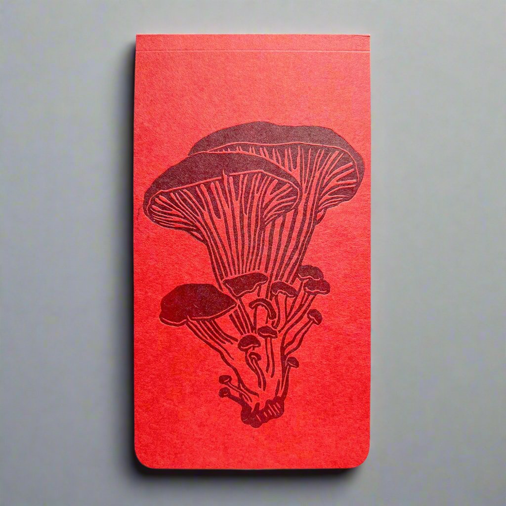 Oyster Mushroom jotter notepad