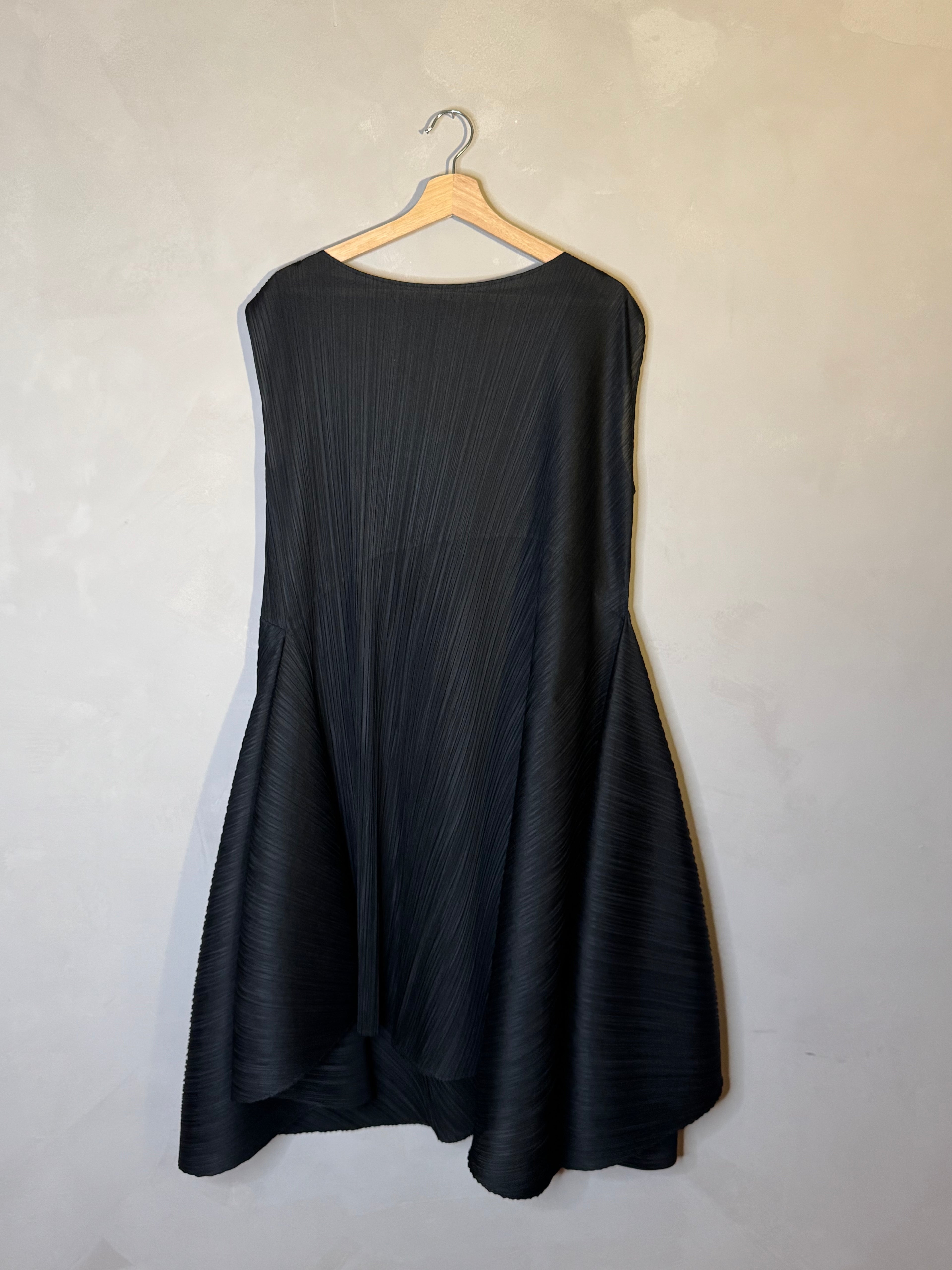 pleats please by Issey Miyake black dress