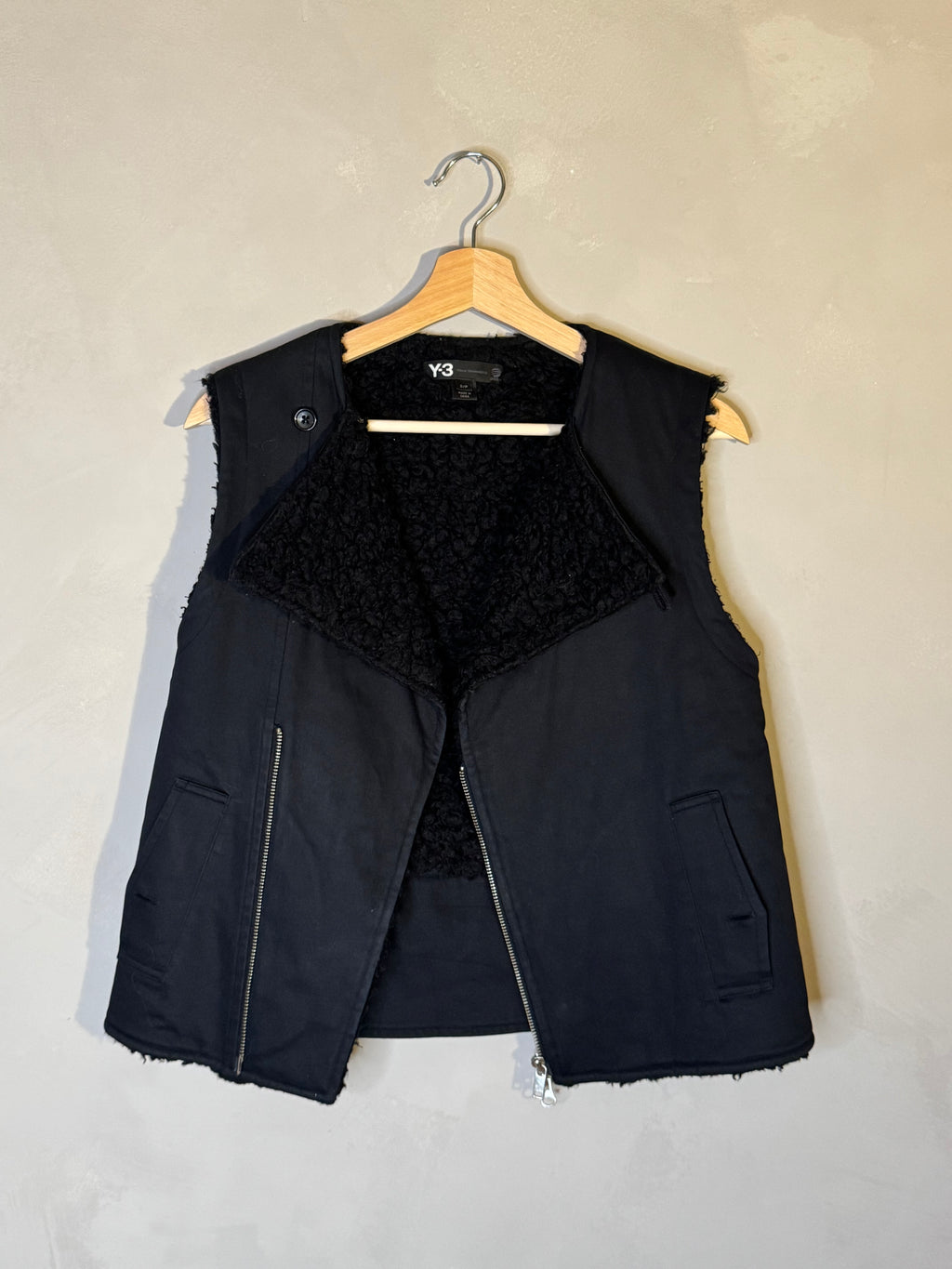 Y-3 wool vest