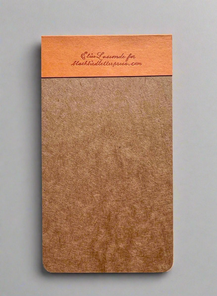 Chanterelle Mushroom jotter notepad