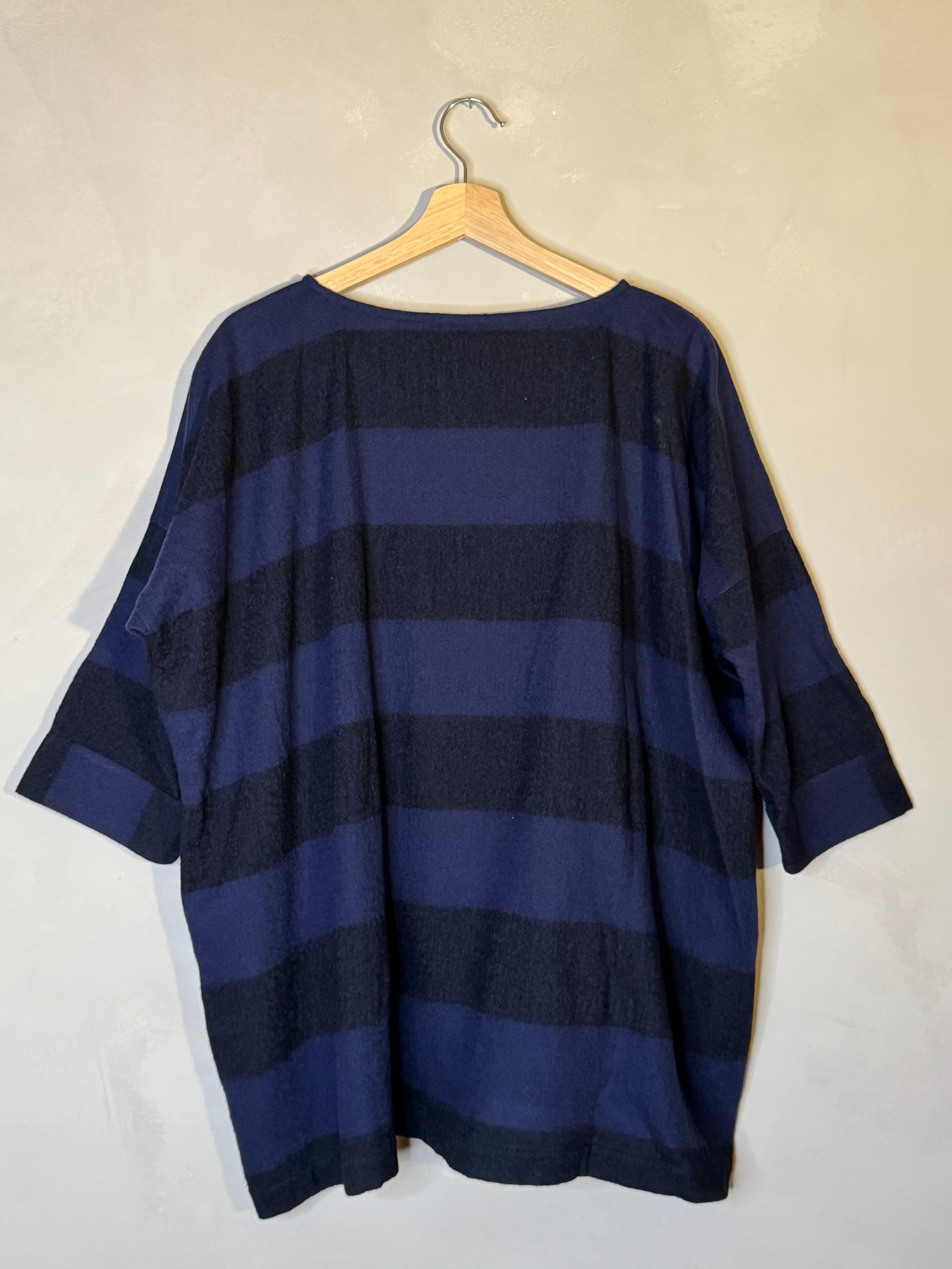 Ichi Antiquites wool top stripe