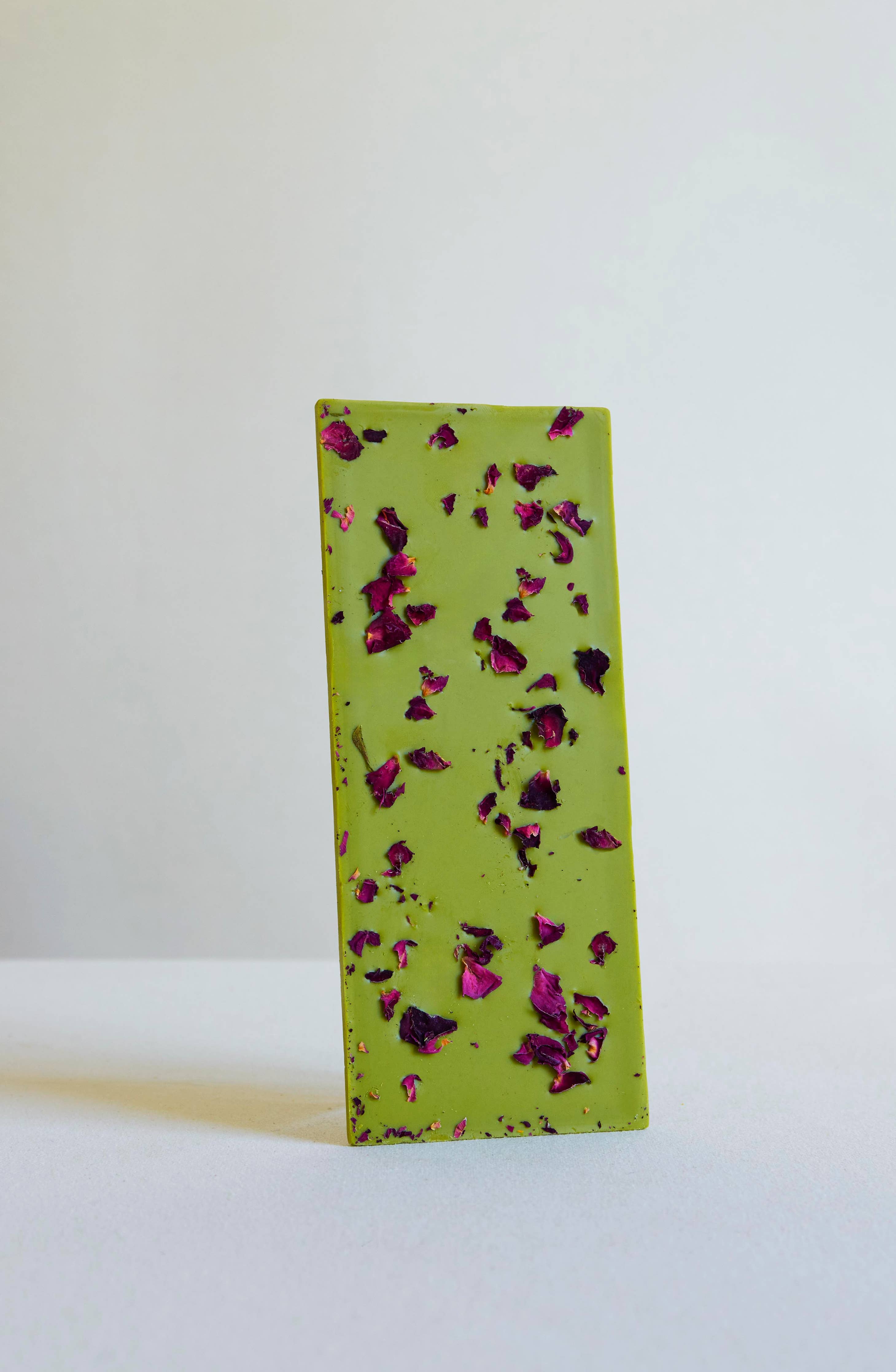 Matcha Rose Chocolate Bar 