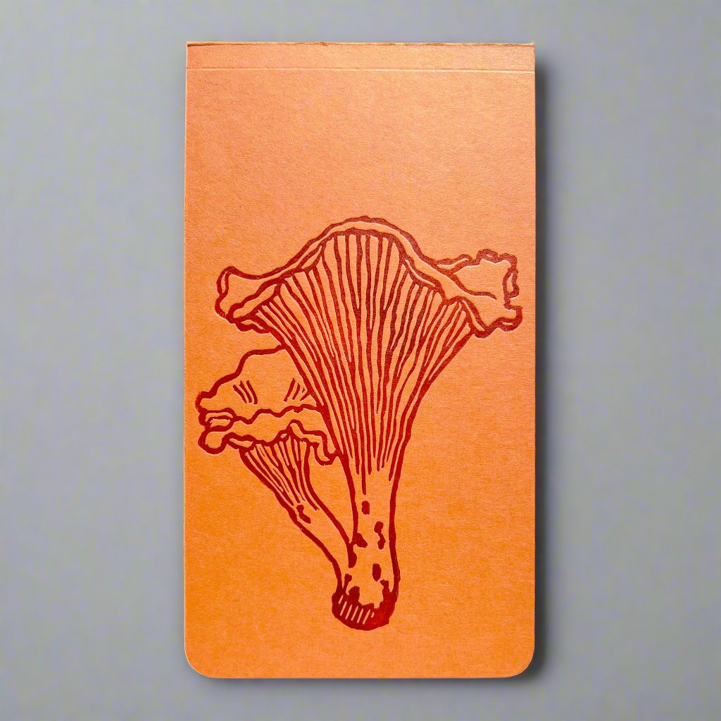 Chanterelle Mushroom jotter notepad