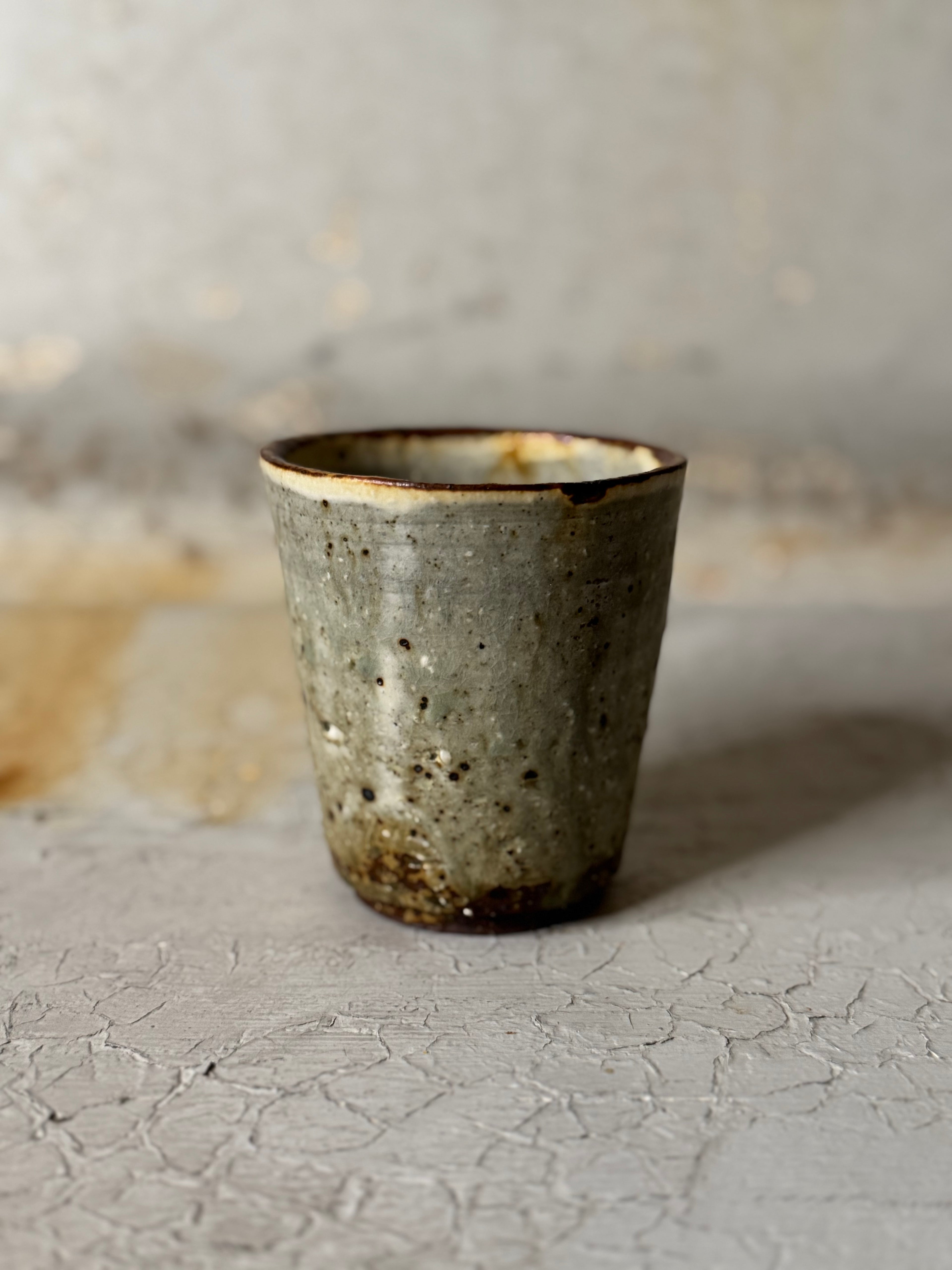 yunomi- light gray - handmade in japan