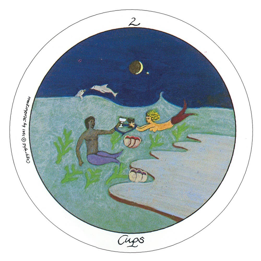 Mini Motherpeace Round Tarot Deck