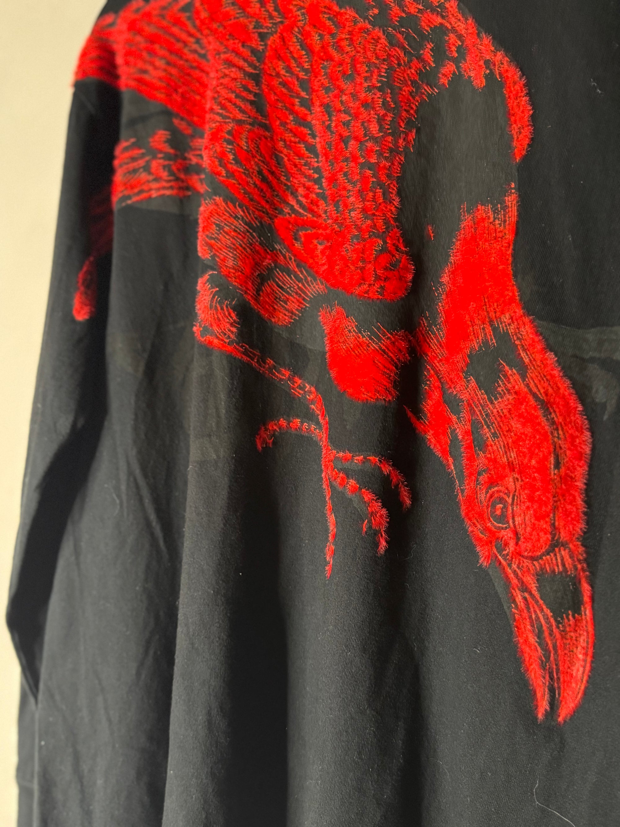 Ground Y by yohji yamamoto raven long sleeve t shirt
