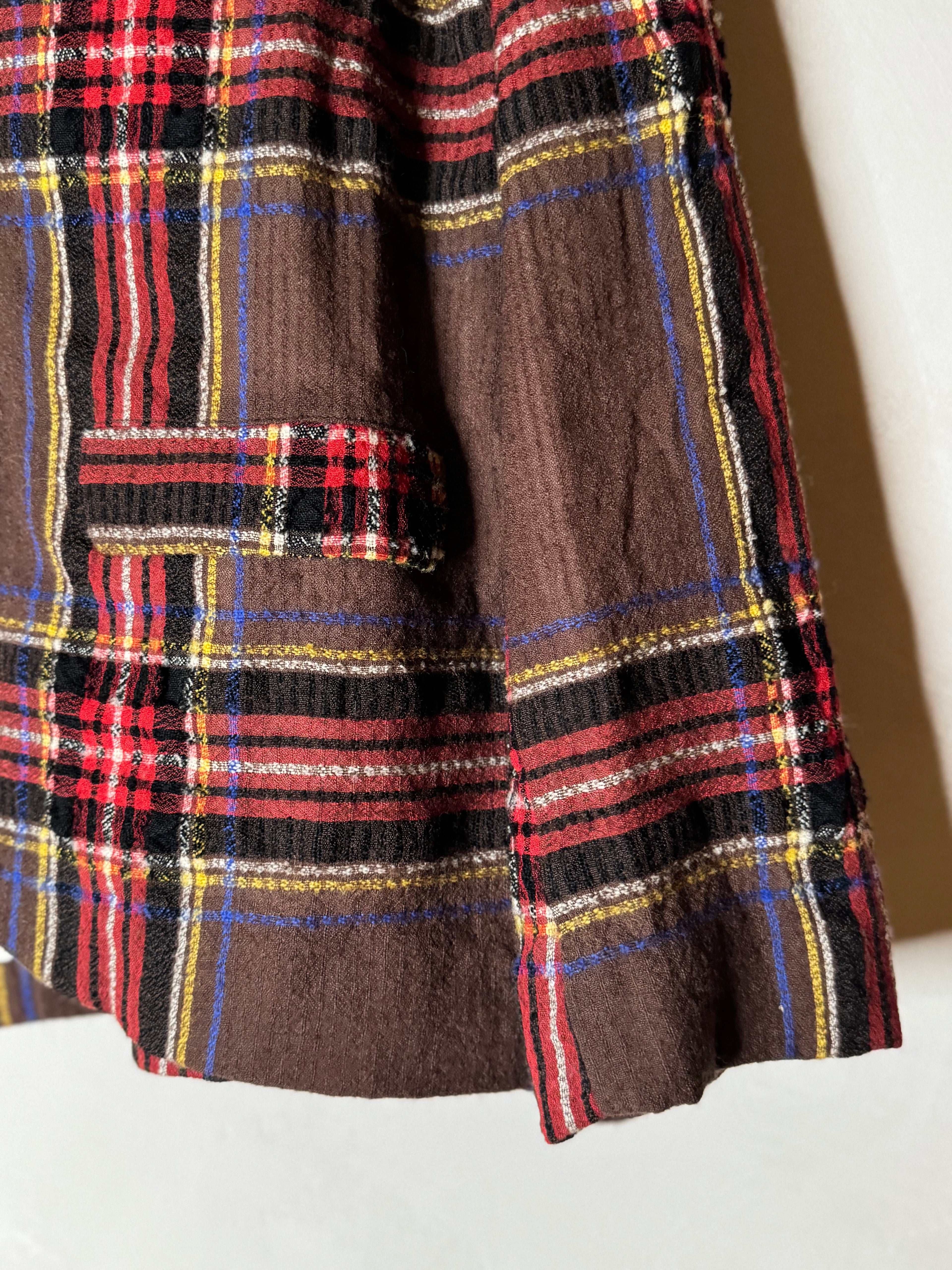 Ichi antiquites plaid blazer