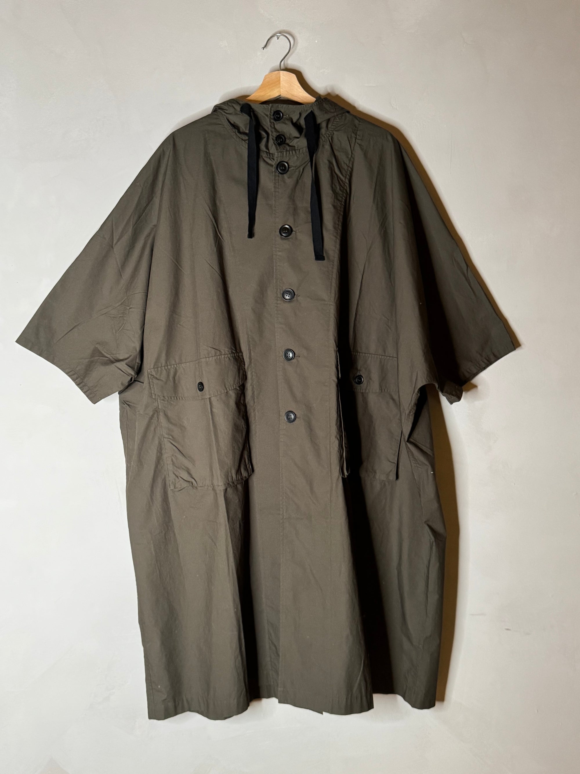 Ichi olive 3/4 sleeve light coat