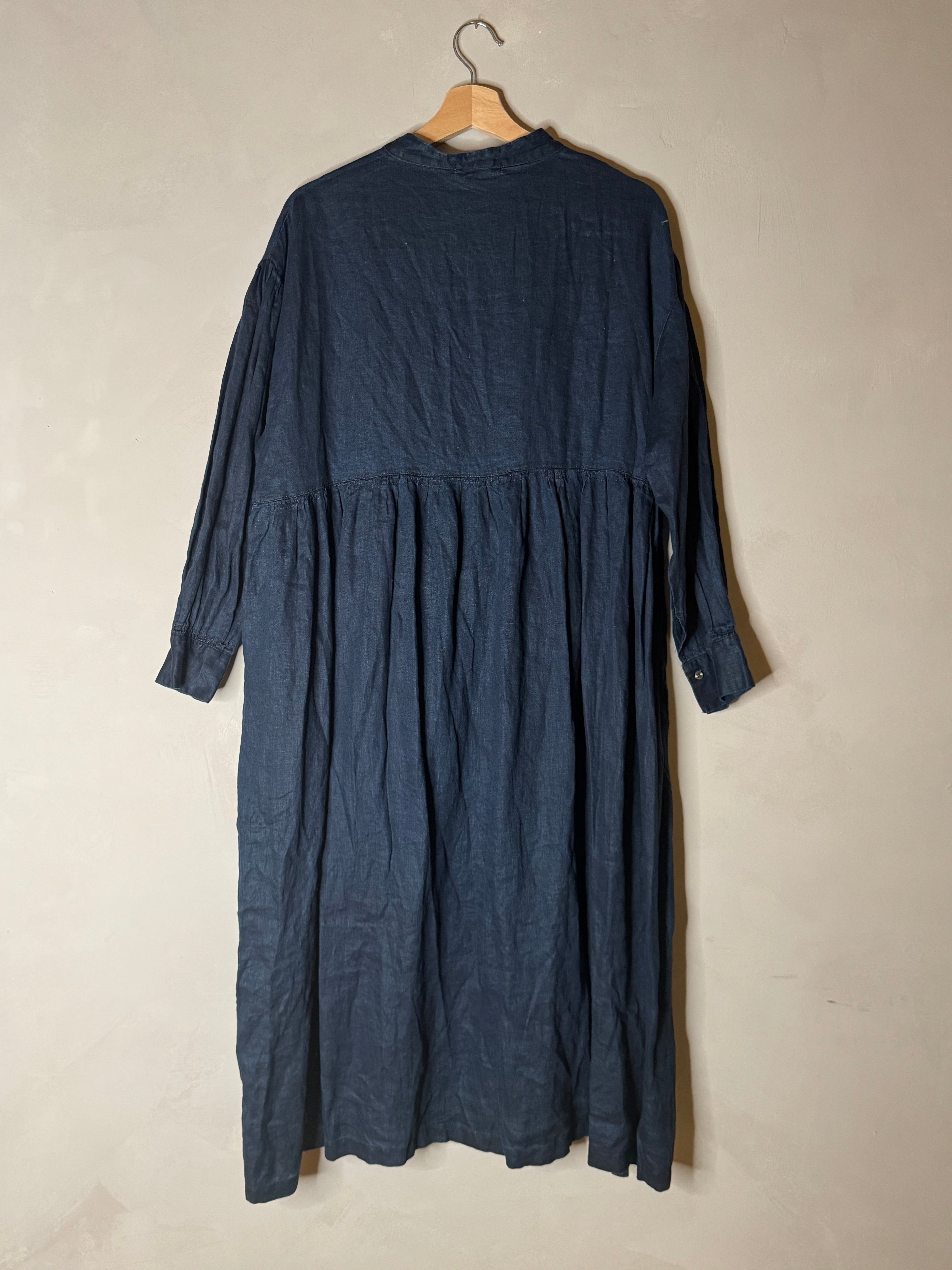Ichi antiquites indigo dress