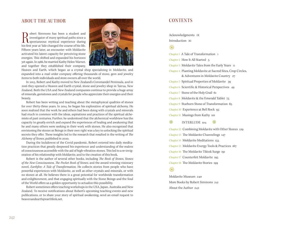 Book of Moldavite by Robert Simmons