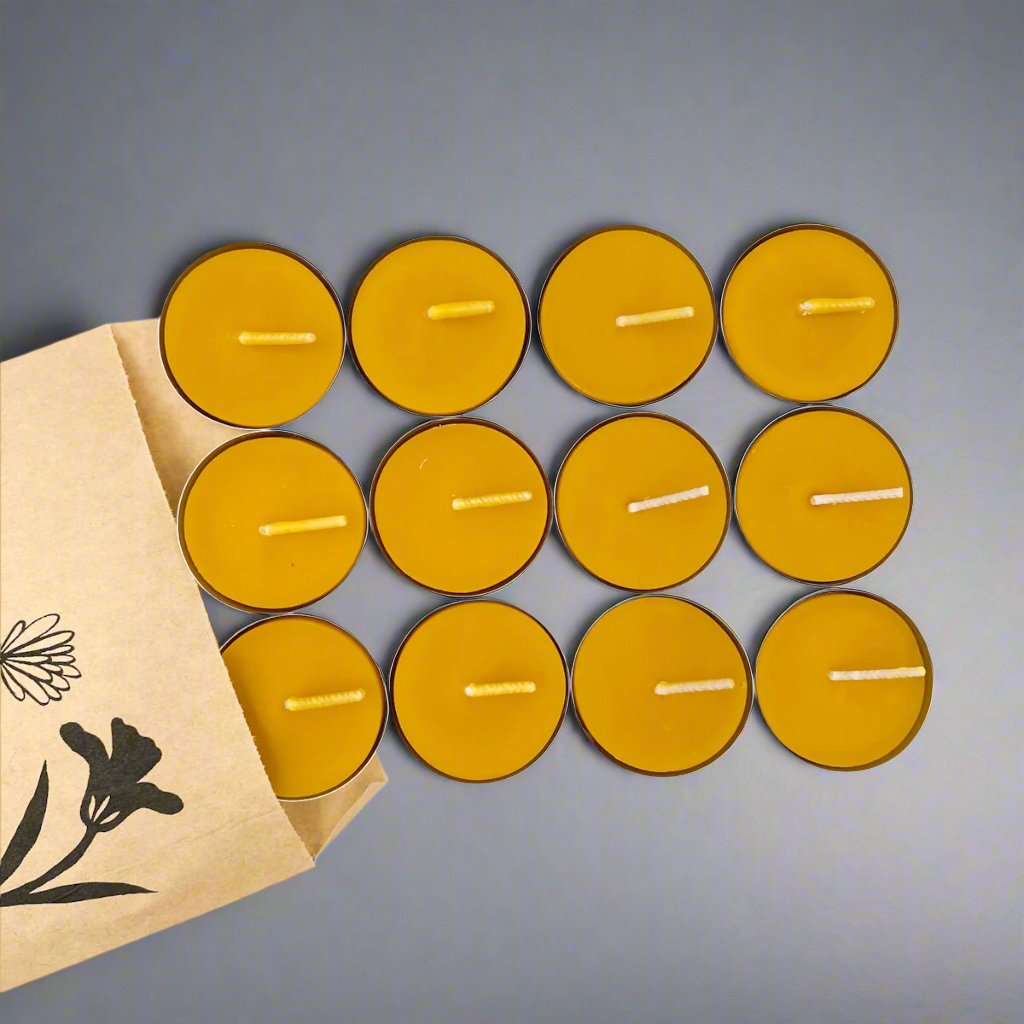 Bees wax candle: tea light