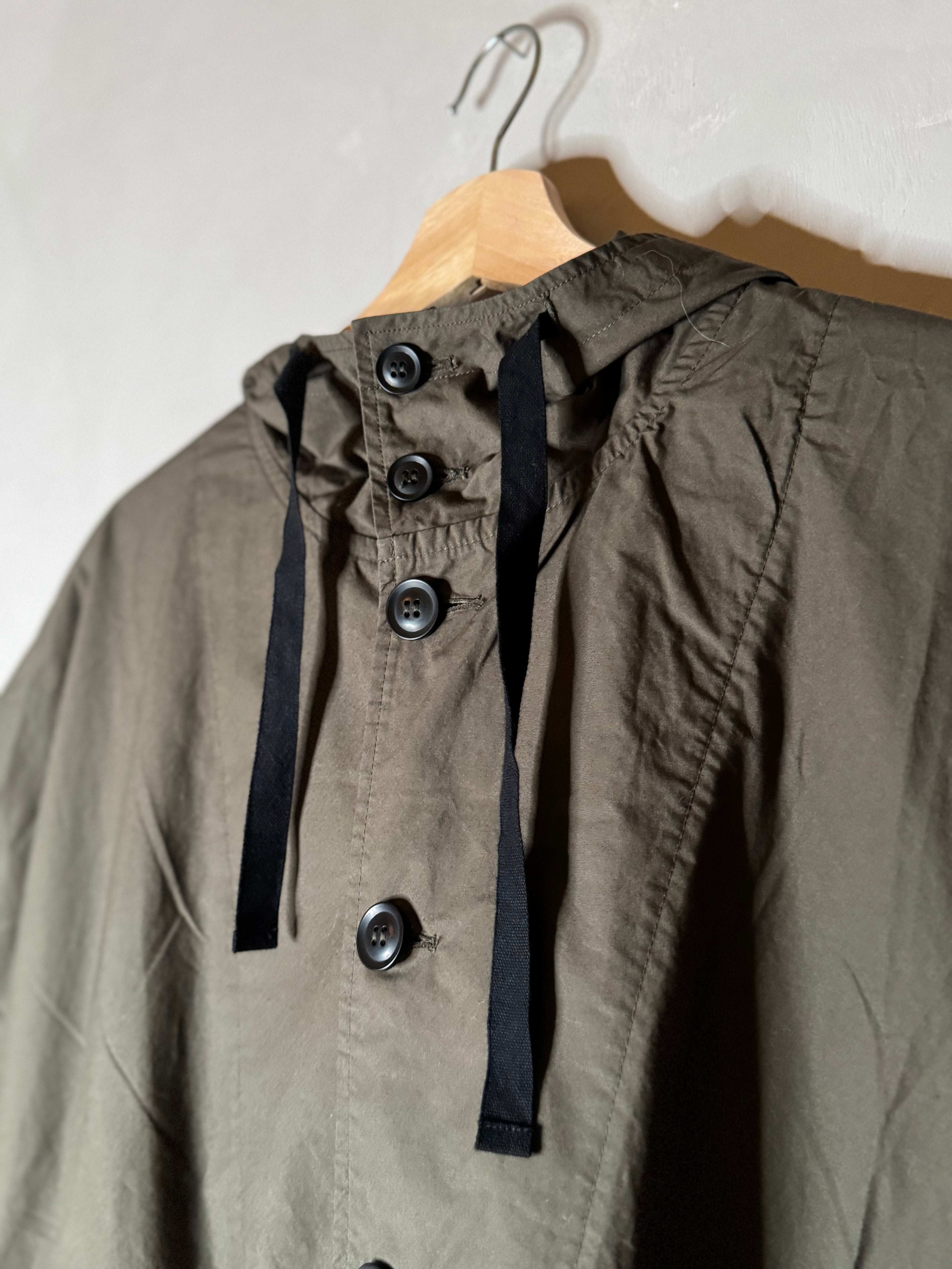 Ichi olive 3/4 sleeve light coat