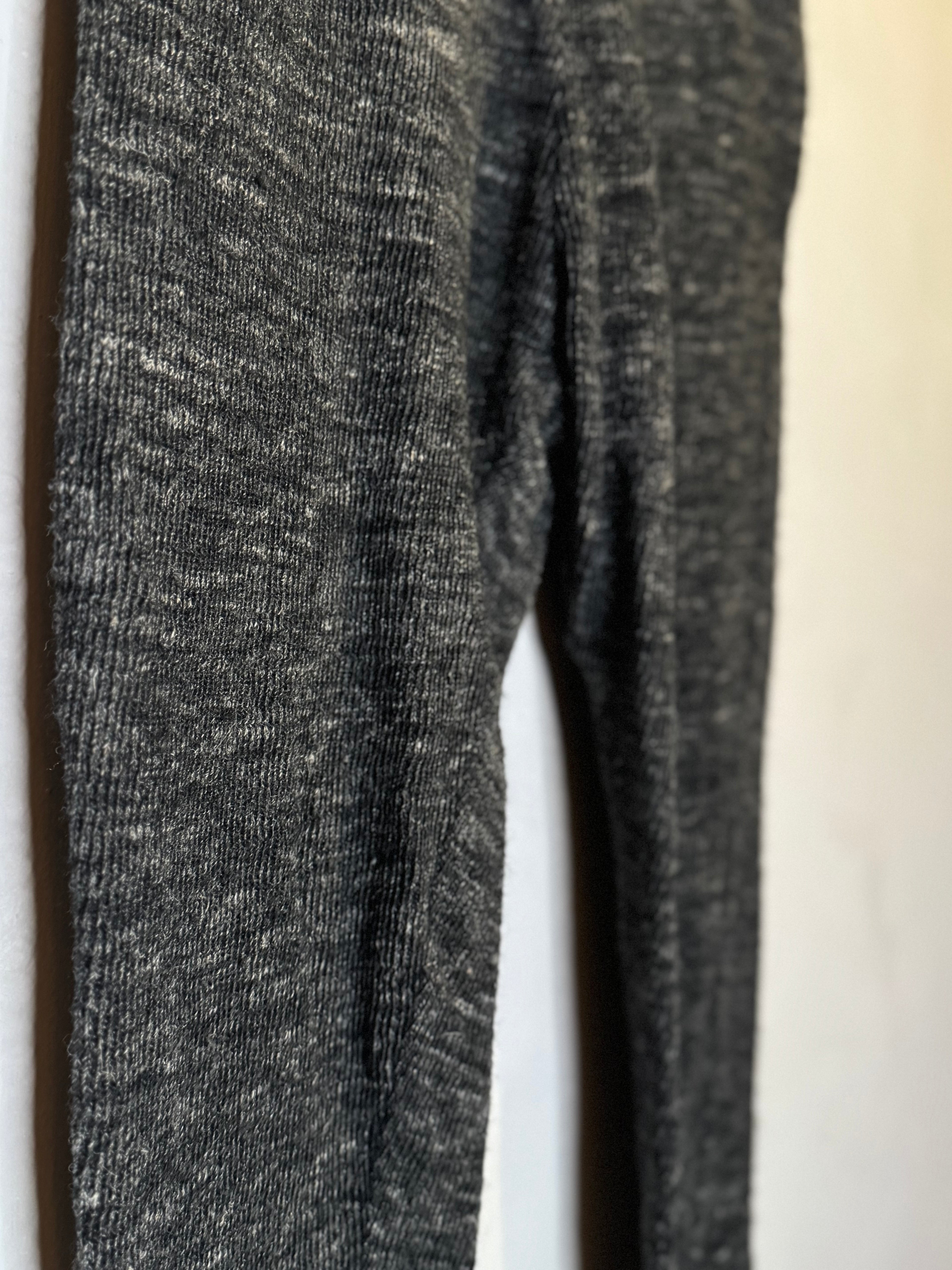 Ichi Antiquites linen and wool knit pants