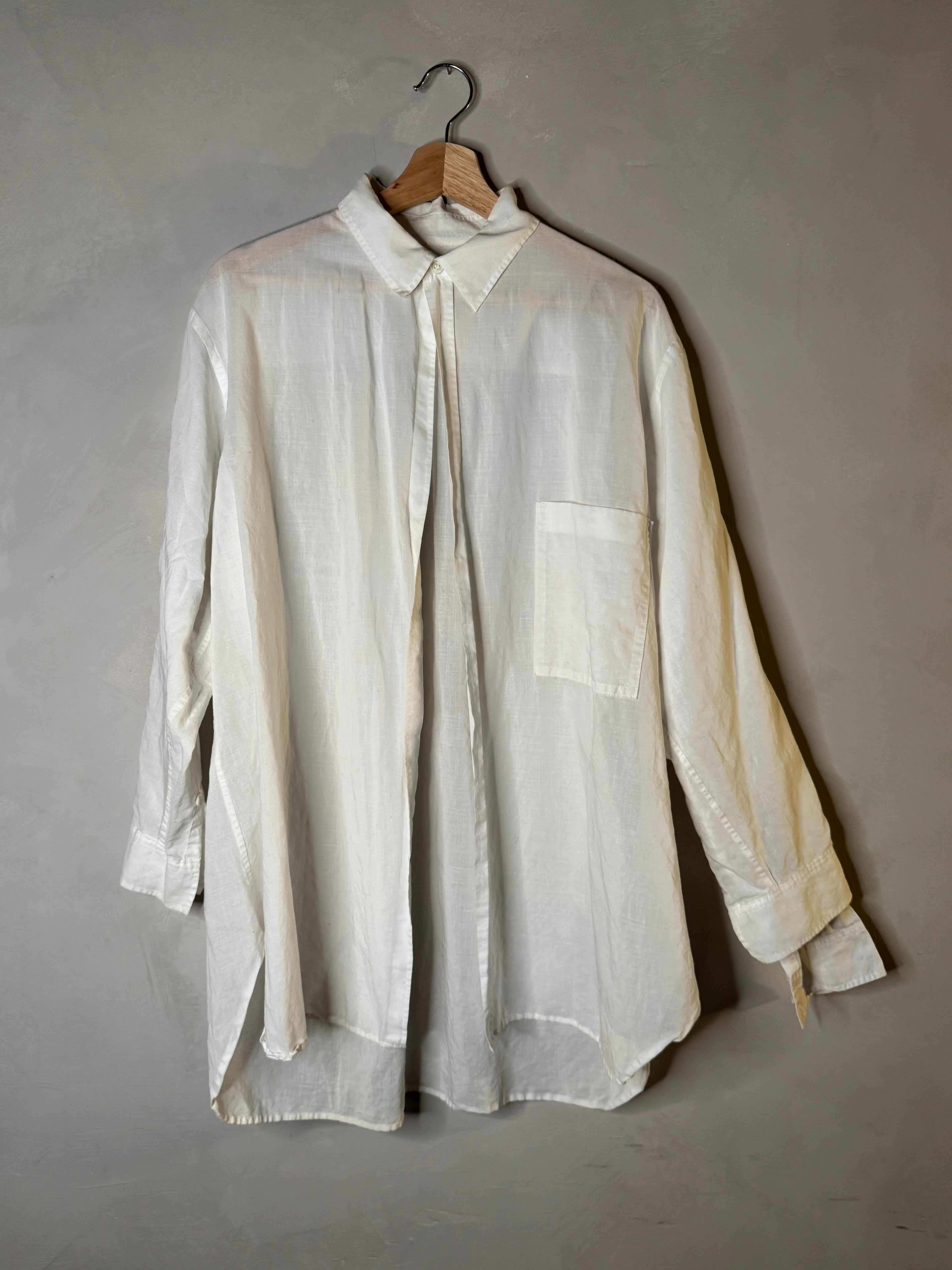Y's by YOHJI YAMAMOTO white shirt