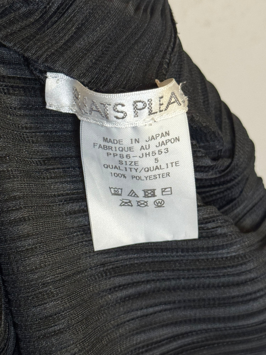 pleats please by Issey Miyake black dress