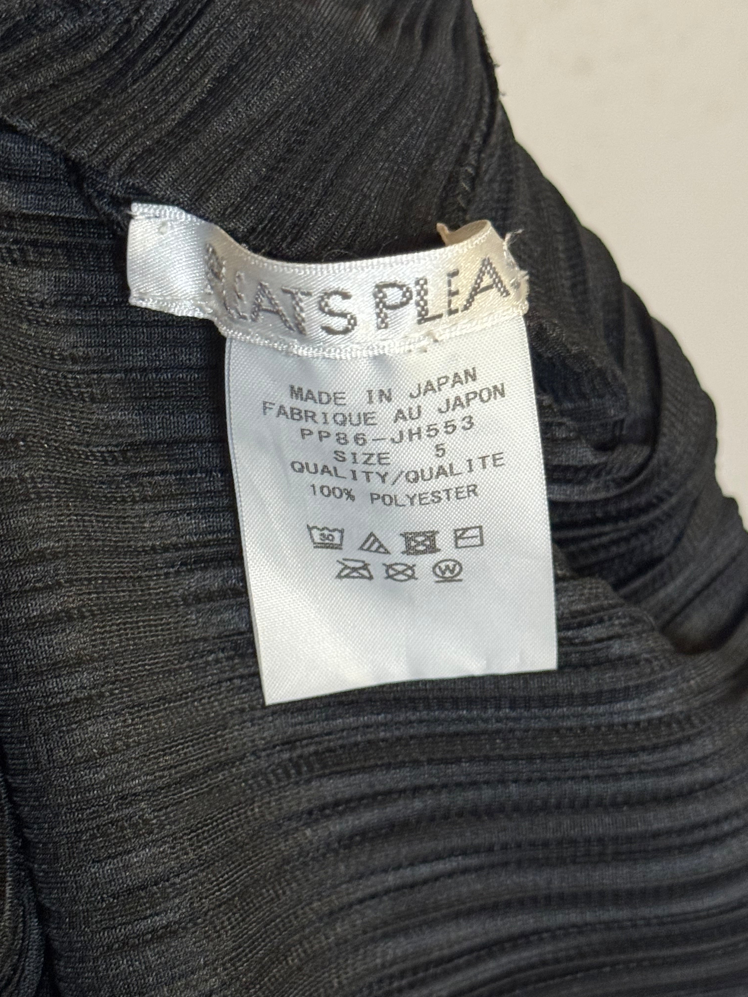 pleats please by Issey Miyake black dress