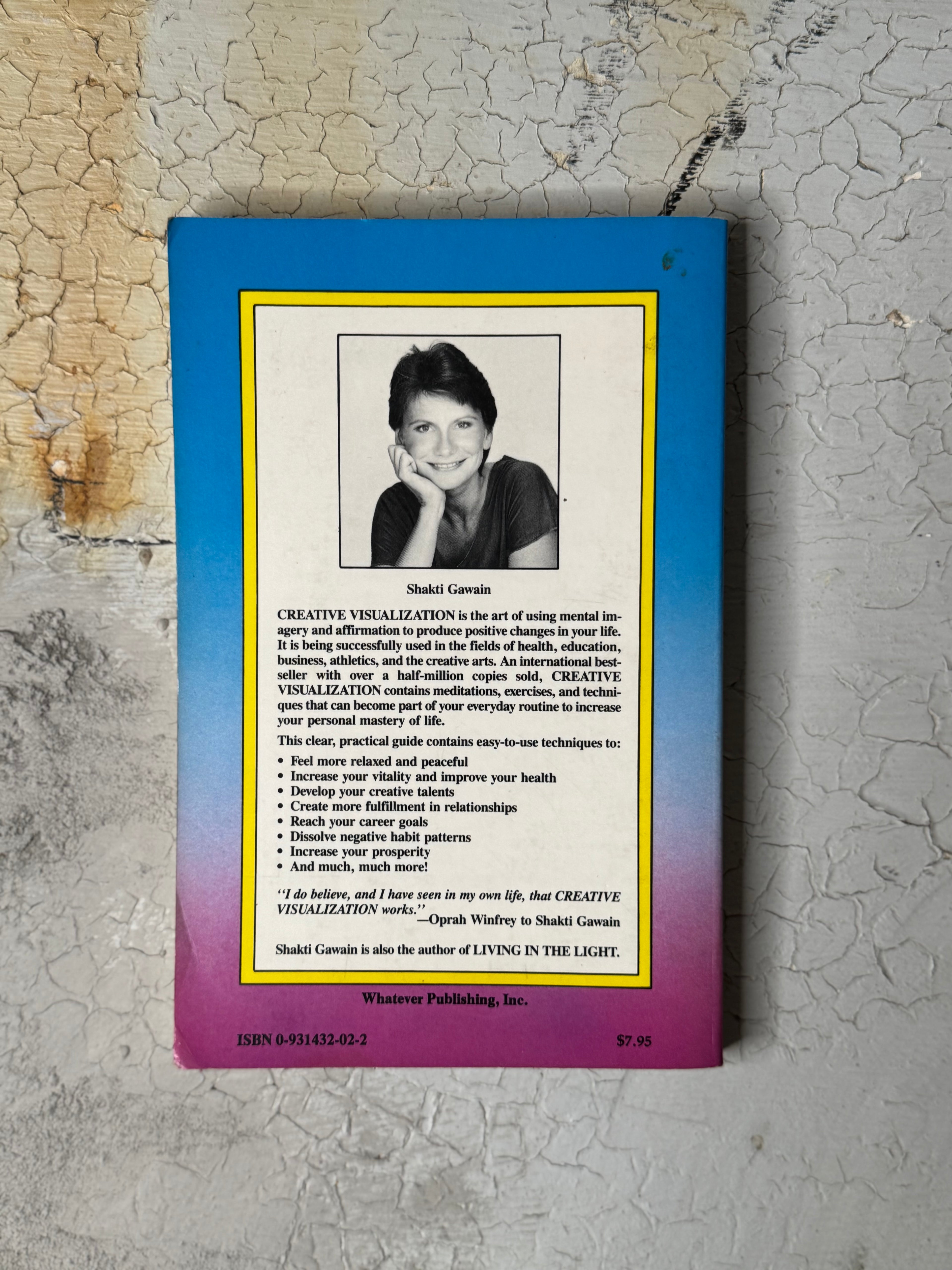 Creative Visualization by Shakti Gawain - vintage