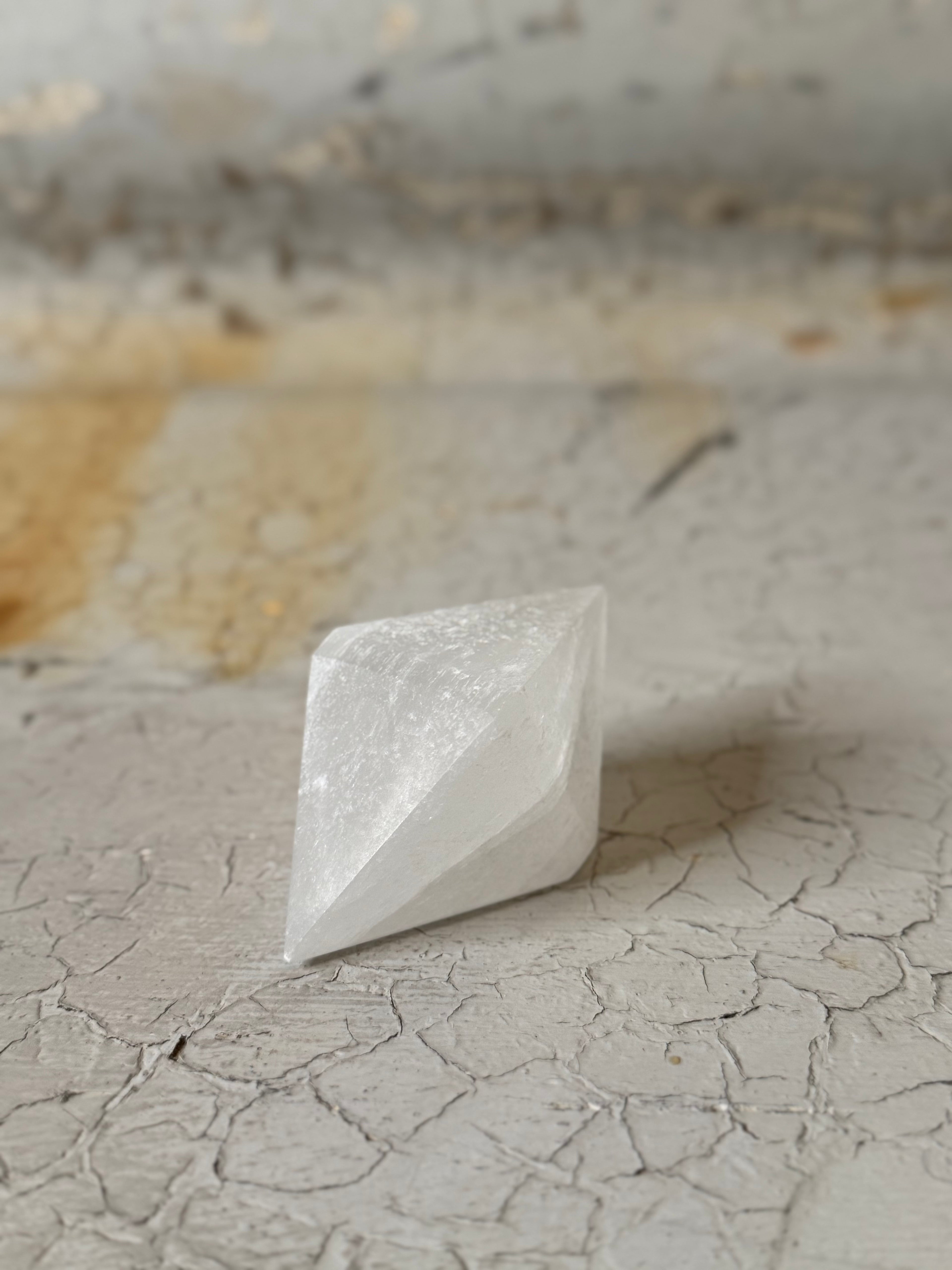 Selenite octahedron - 2 sizes