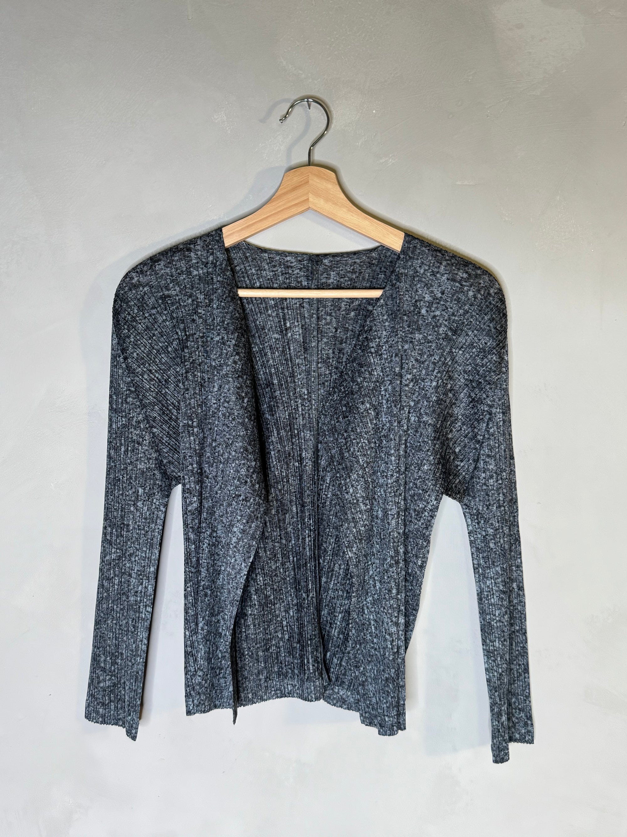 Issey miyake pleats please cardigan