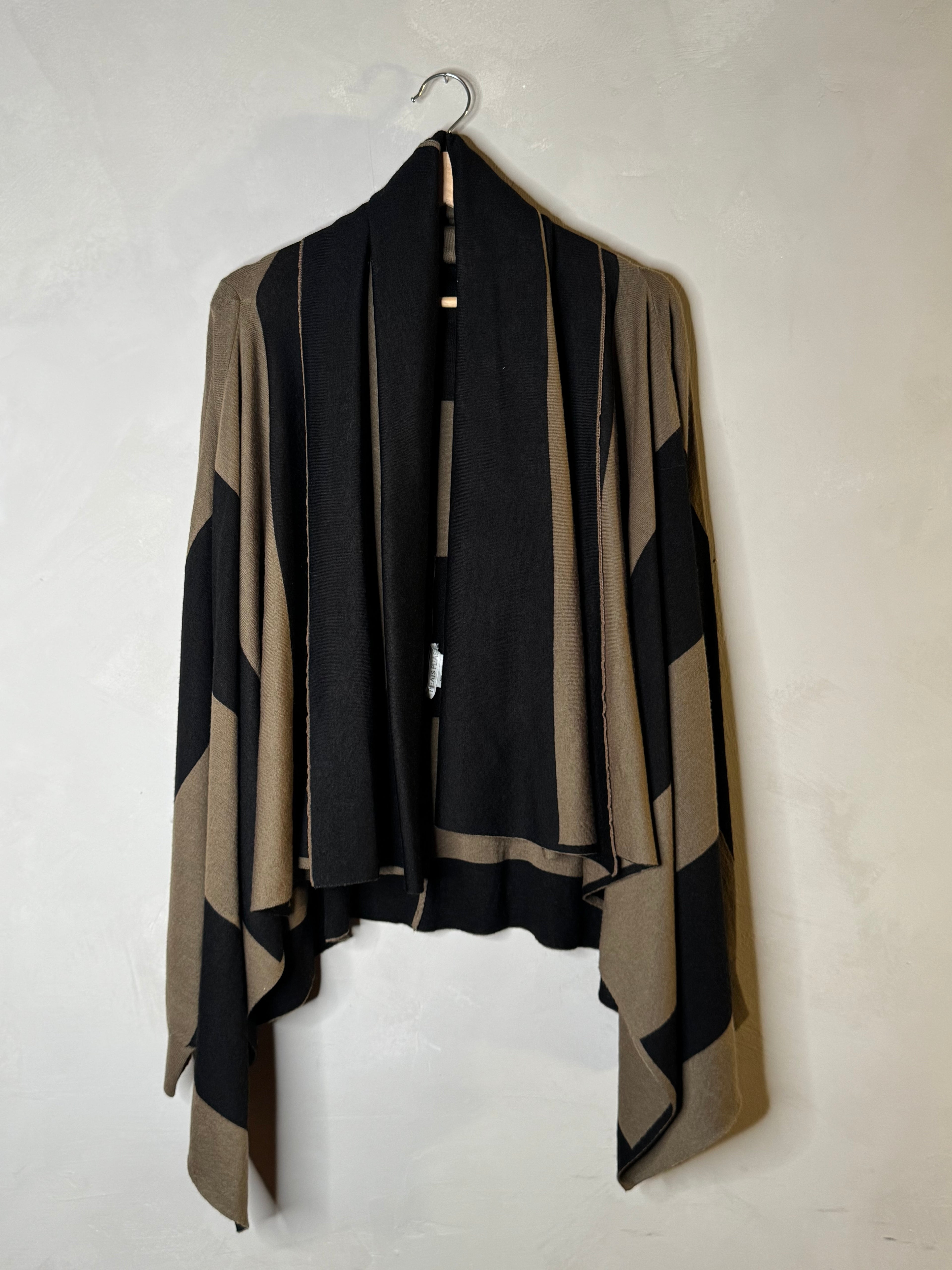 pleats please by Issey Miyake striped cardigan