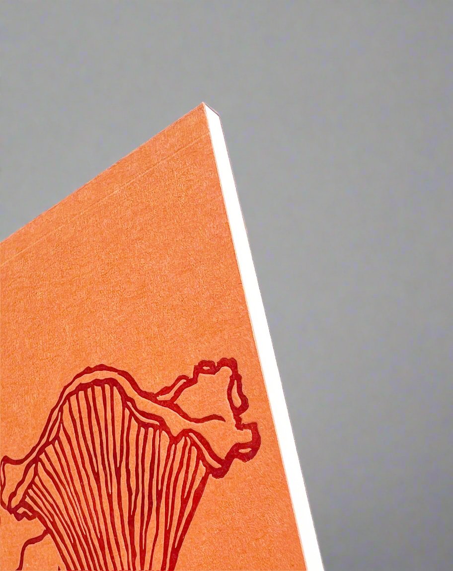 Chanterelle Mushroom jotter notepad