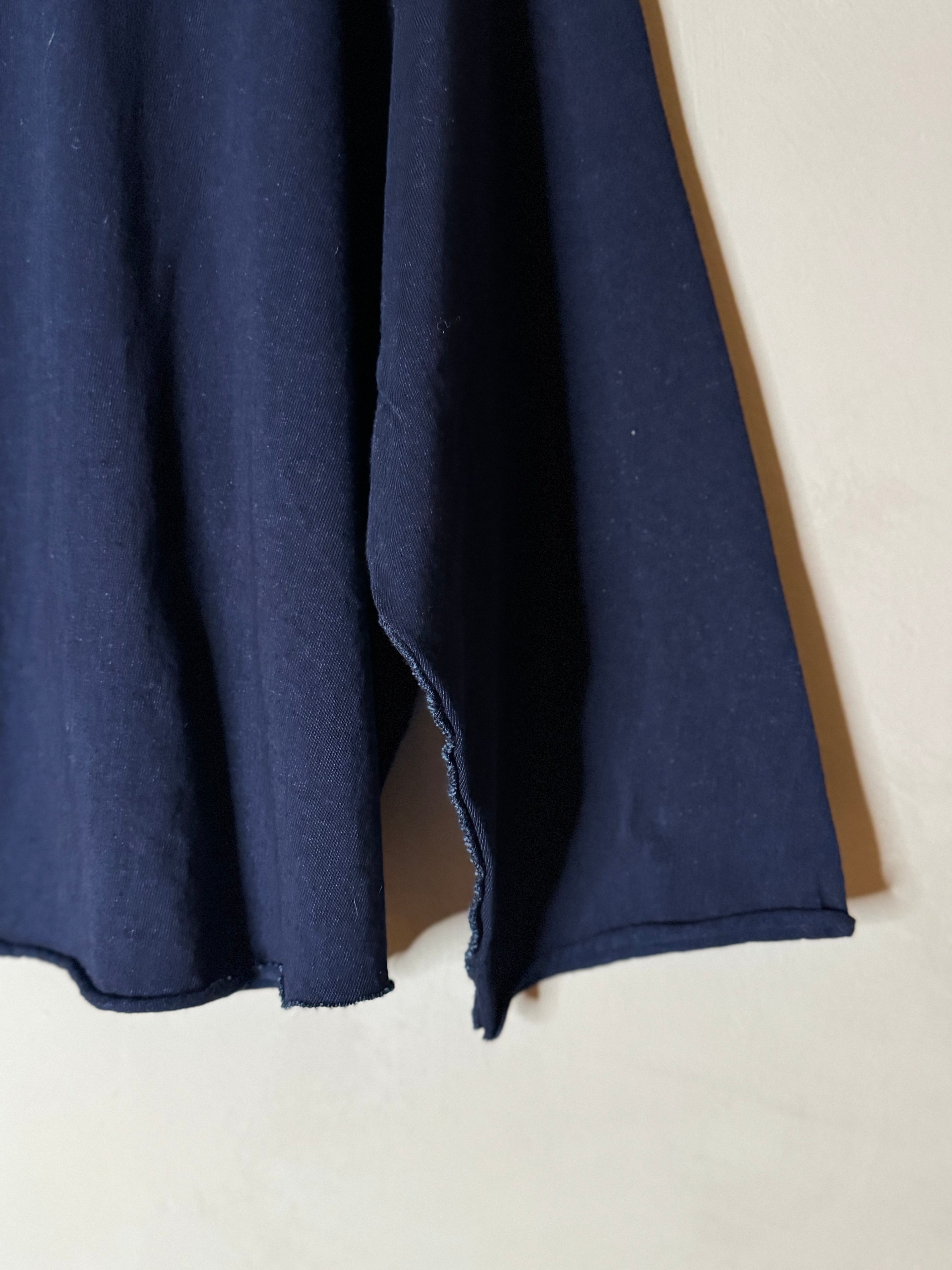 Ichi antiquites long sleeved raw hem shirt