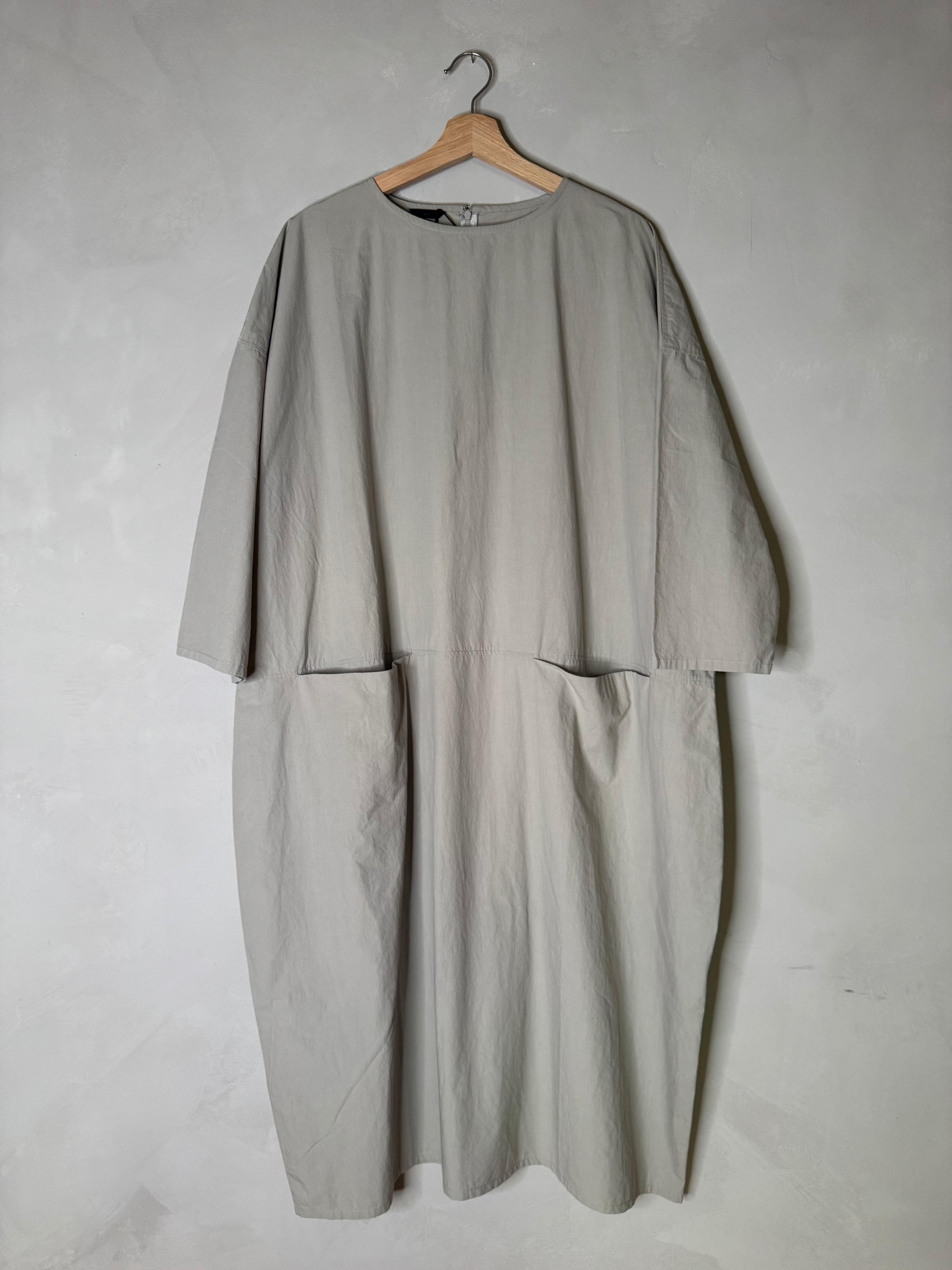 Ichi gray cotton dress