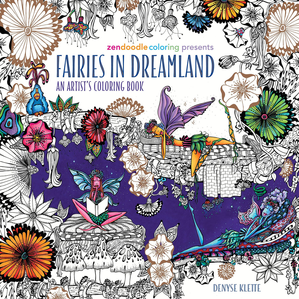Fairies in Dreamland: An Artist's Coloring Book - cover