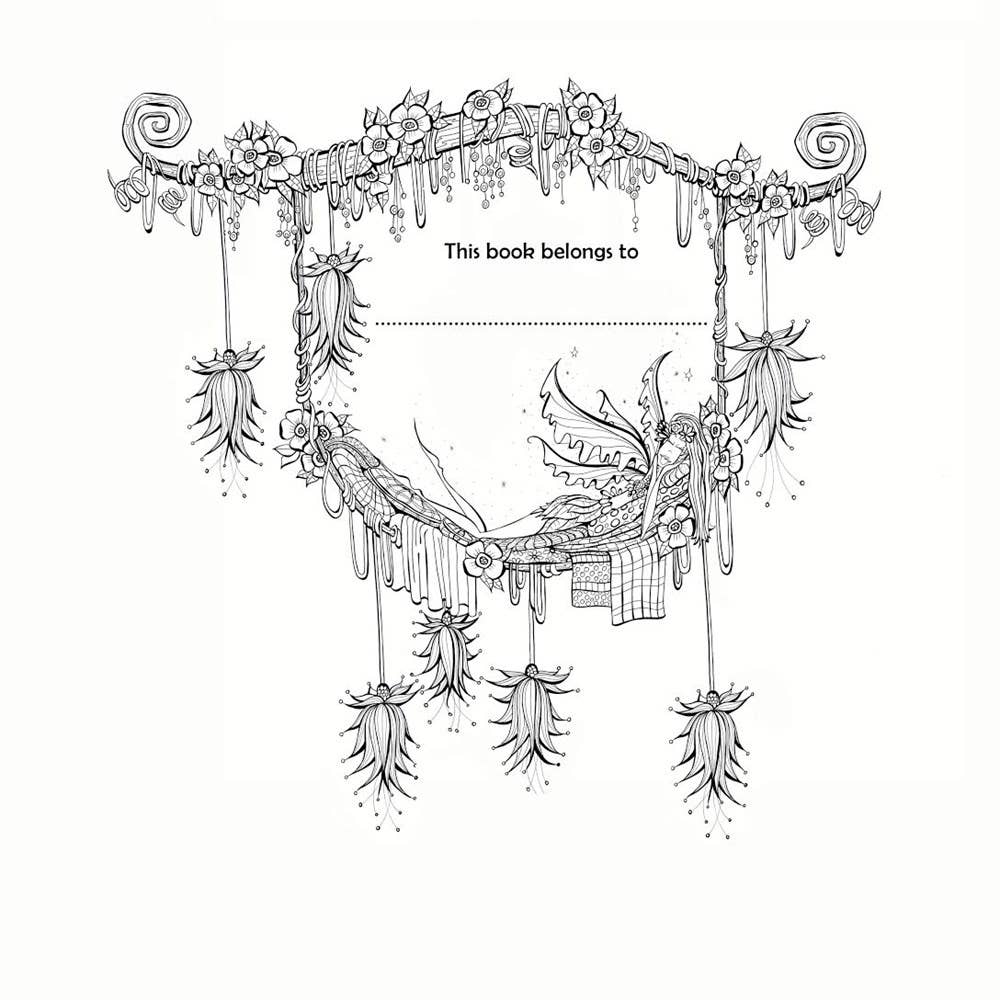 Fairies in Dreamland: An Artist's Coloring Book - page 6