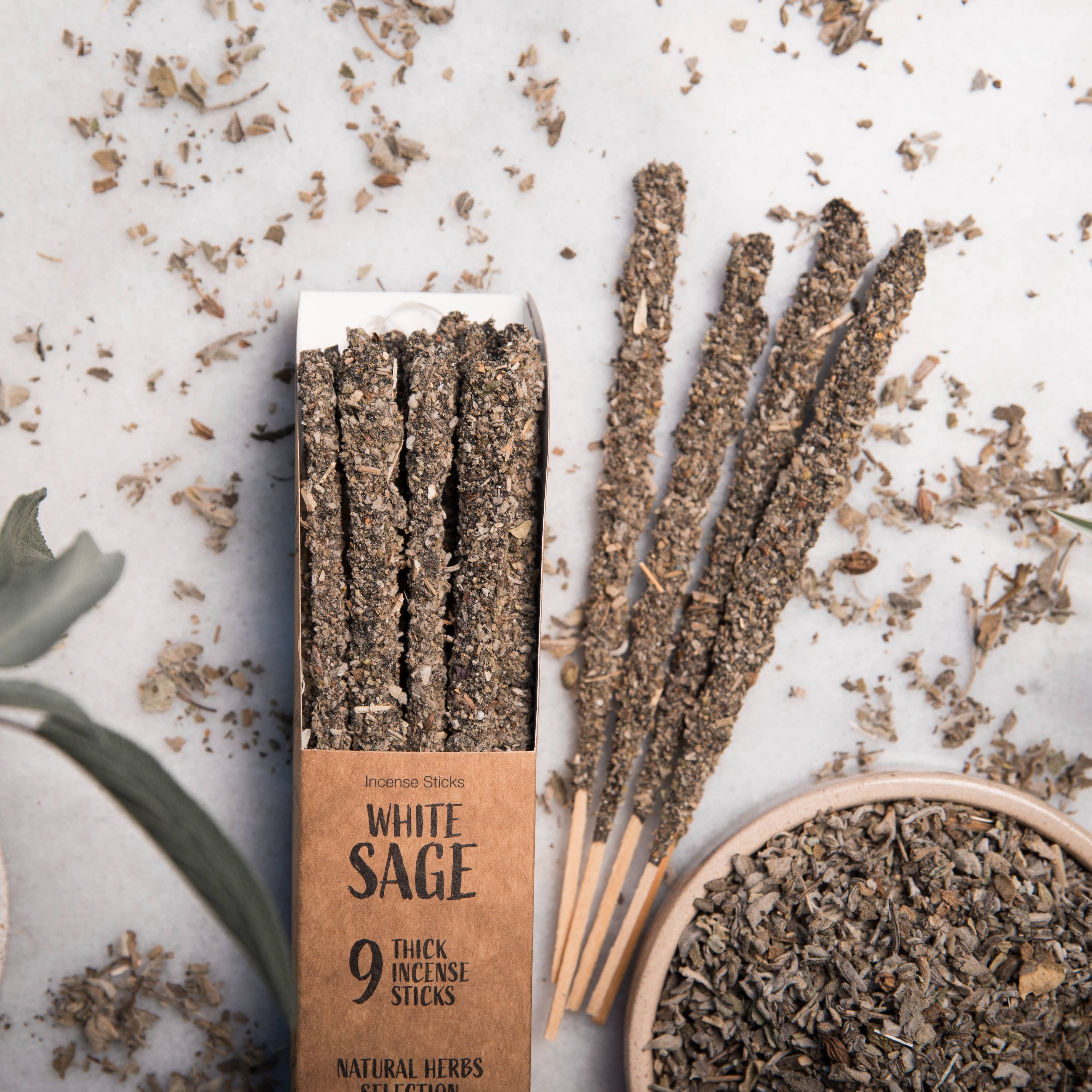 Flowers & Herbs Incense - white sage