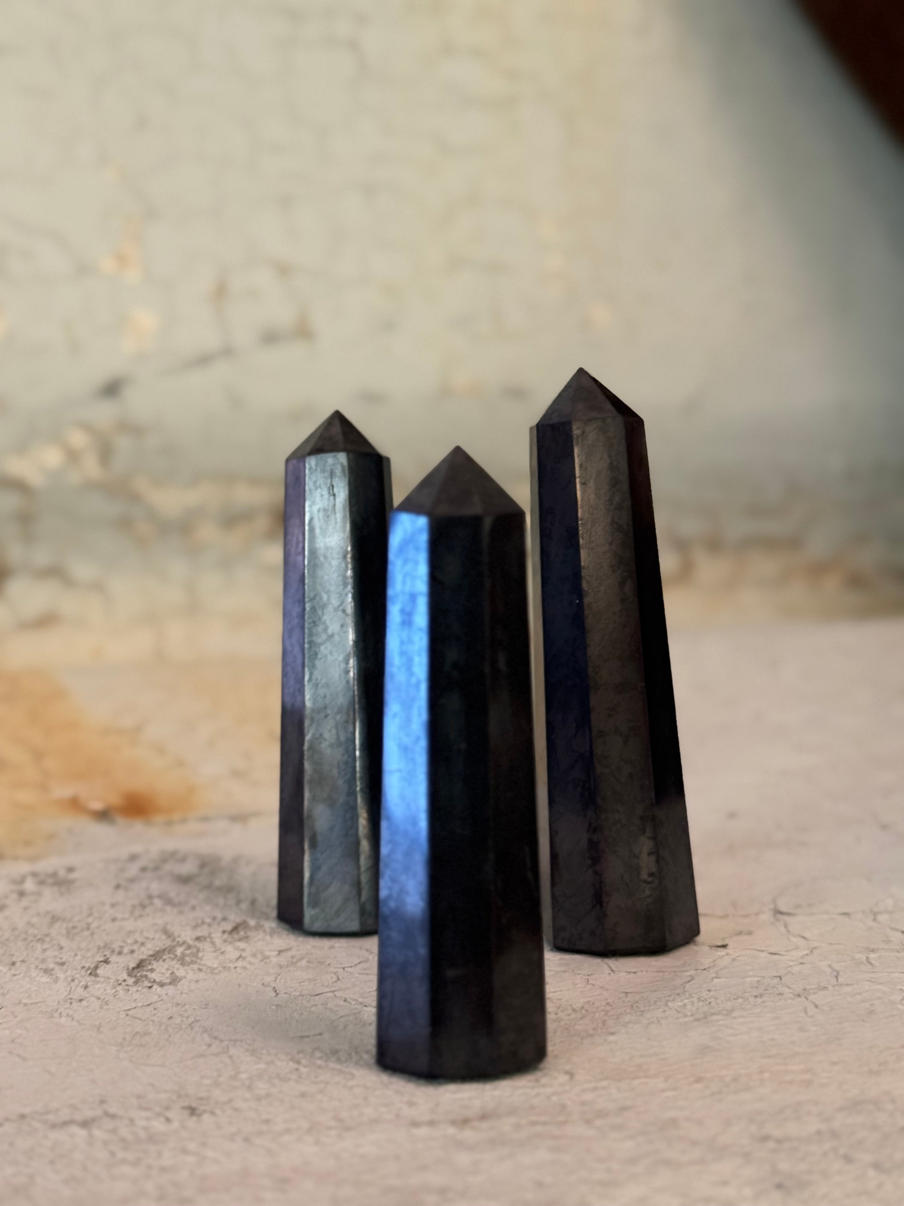 Shungite Obelisk Tower