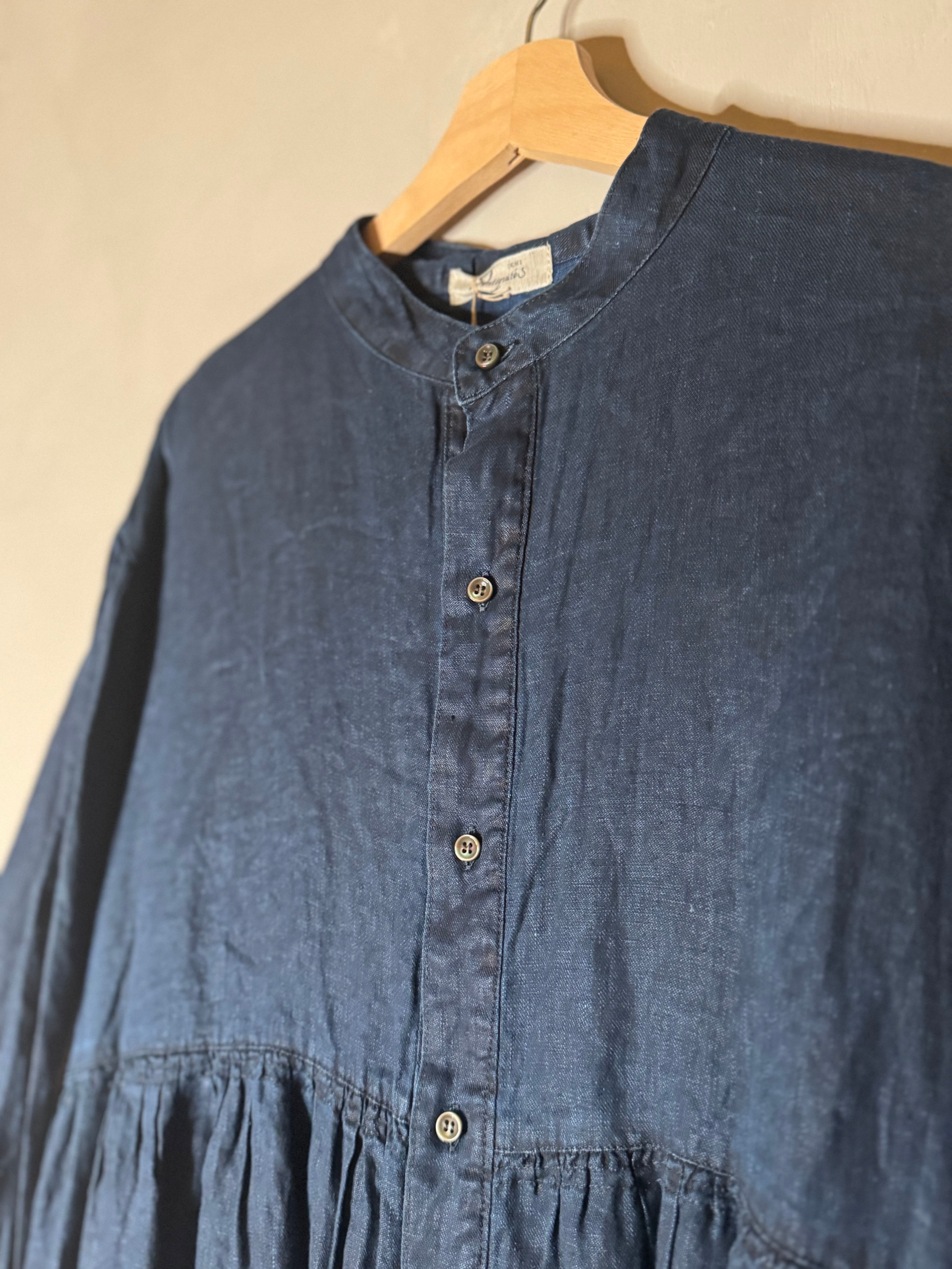 Ichi antiquites indigo dress