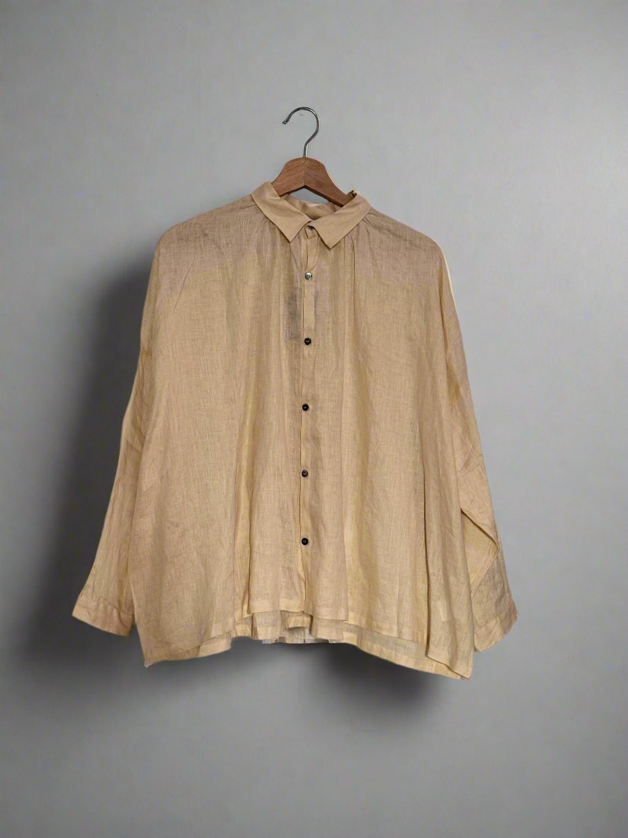 Ichi antiquites Natural linen shirt
