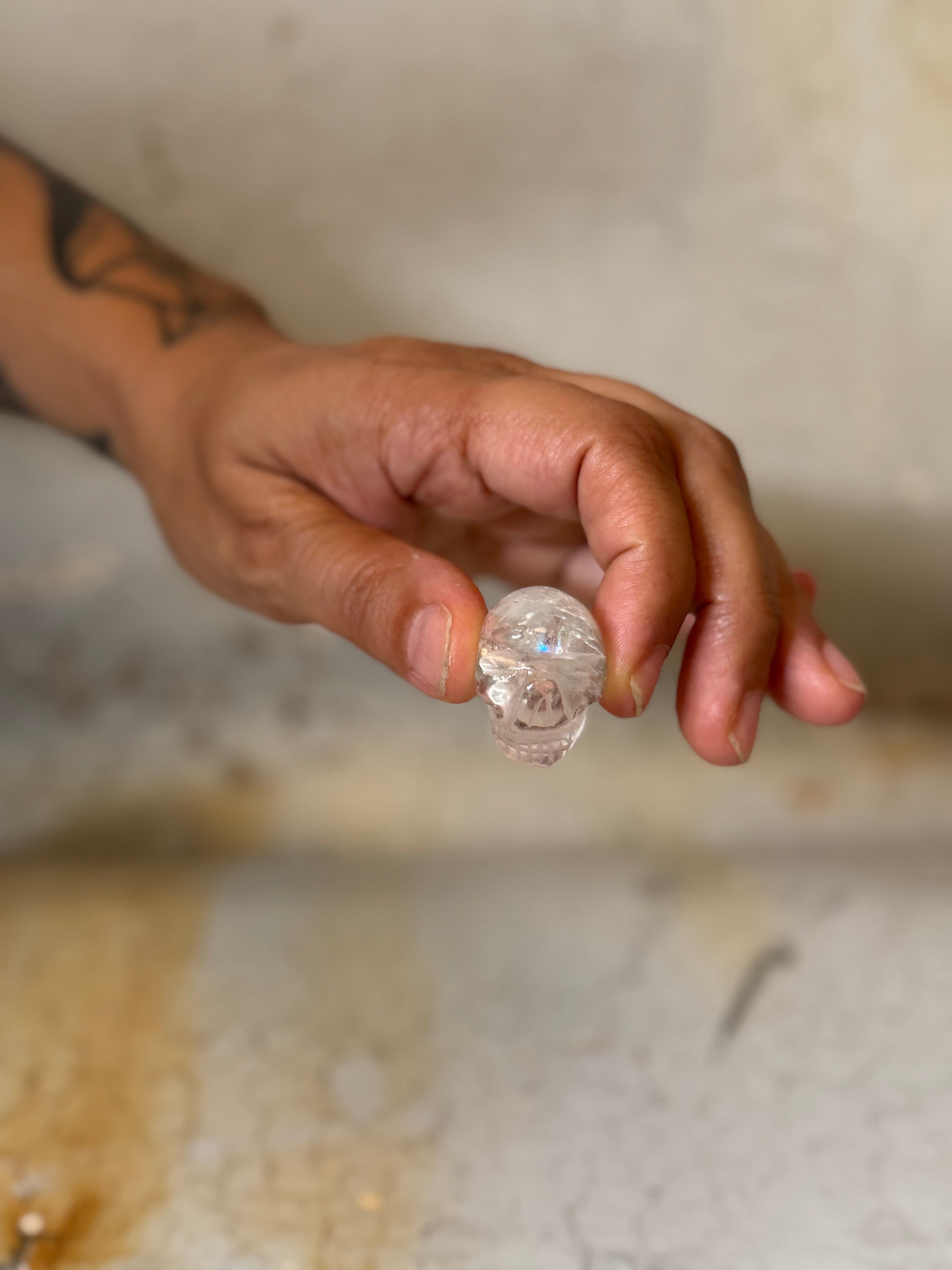 mini quartz crystal skulls