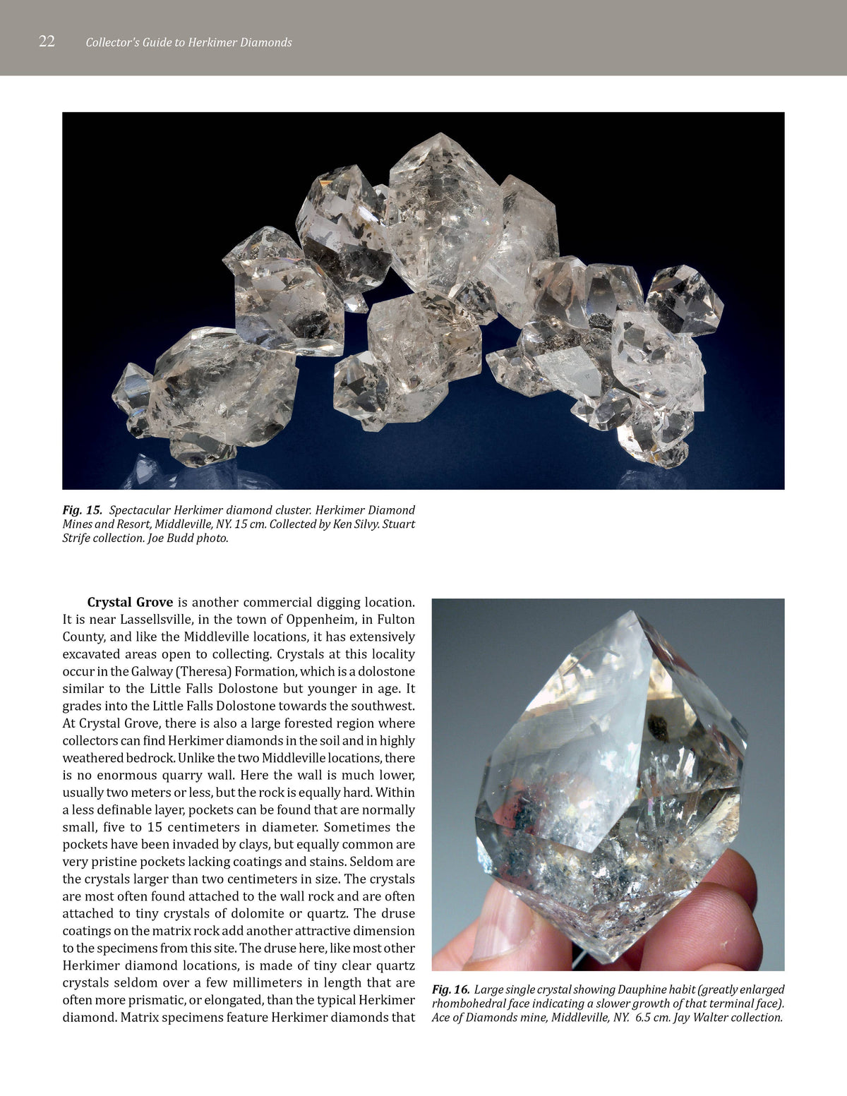 The Collector's Guide To Herkimer Diamonds by Michael R Walter