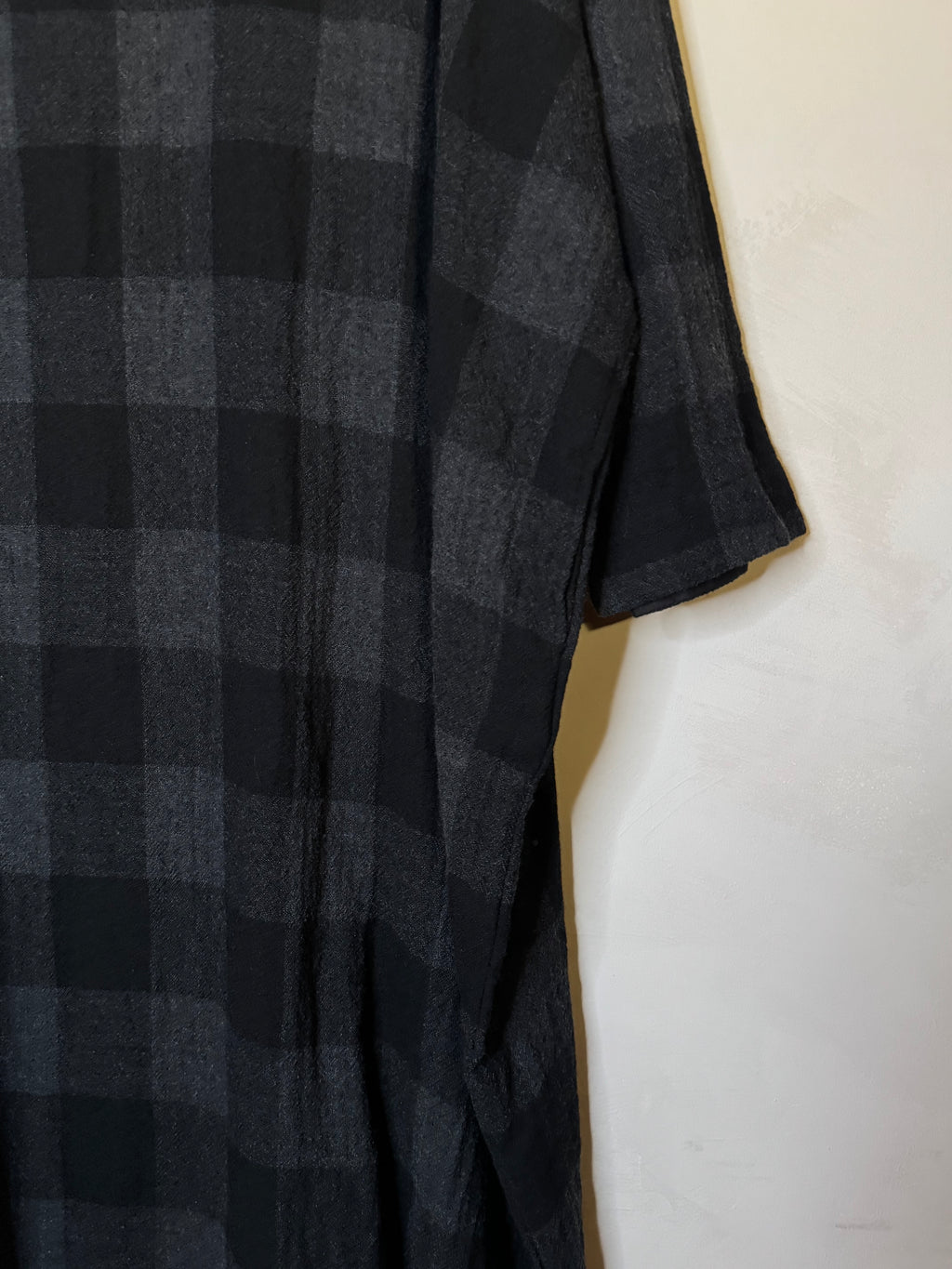 Ichi Antiquites wool dress plaid