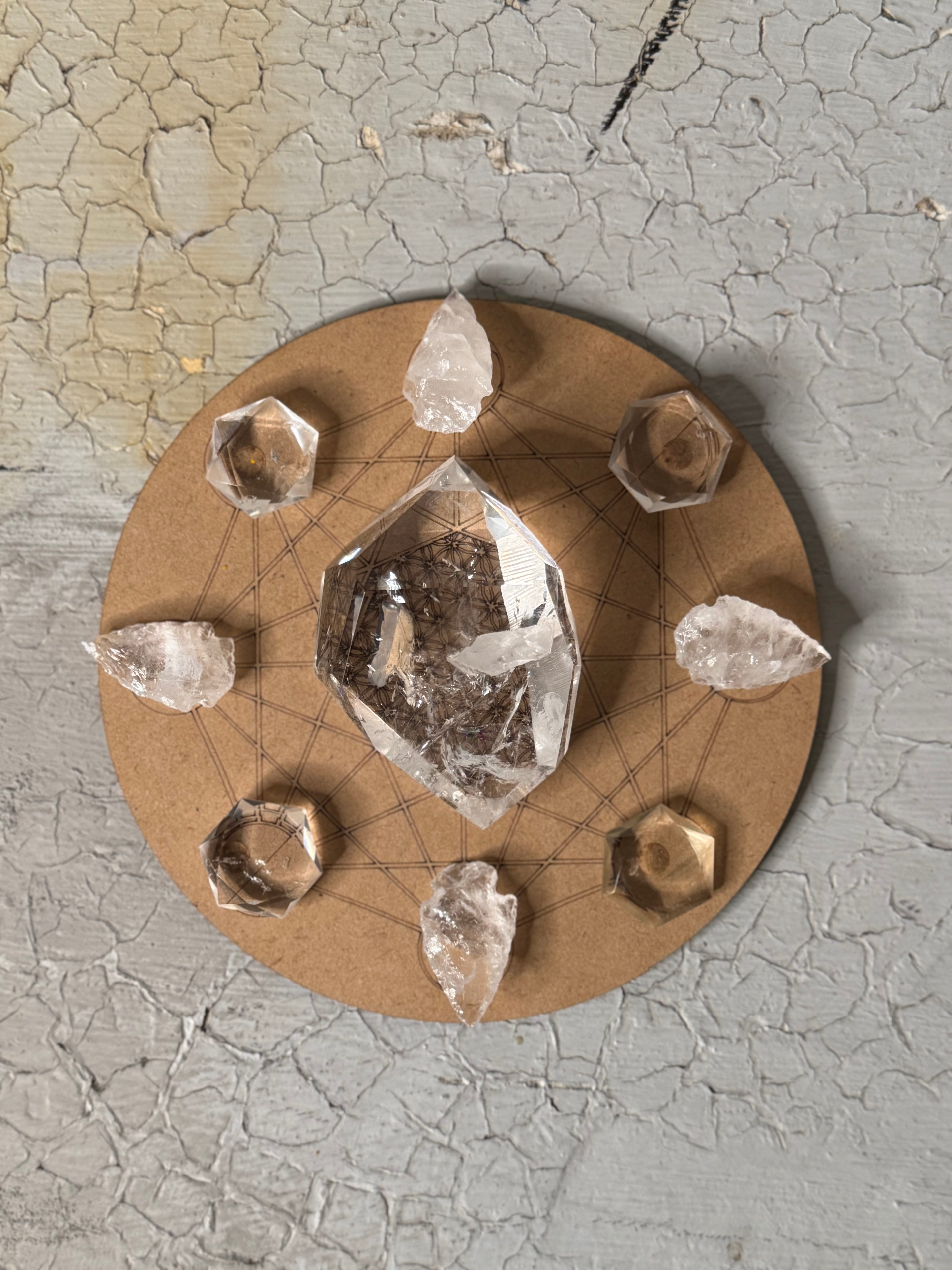 Sacred Geometry Crystal Grid Board - 3 patterns