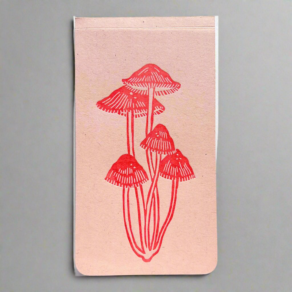 Bonnet Mushroom jotter notepad